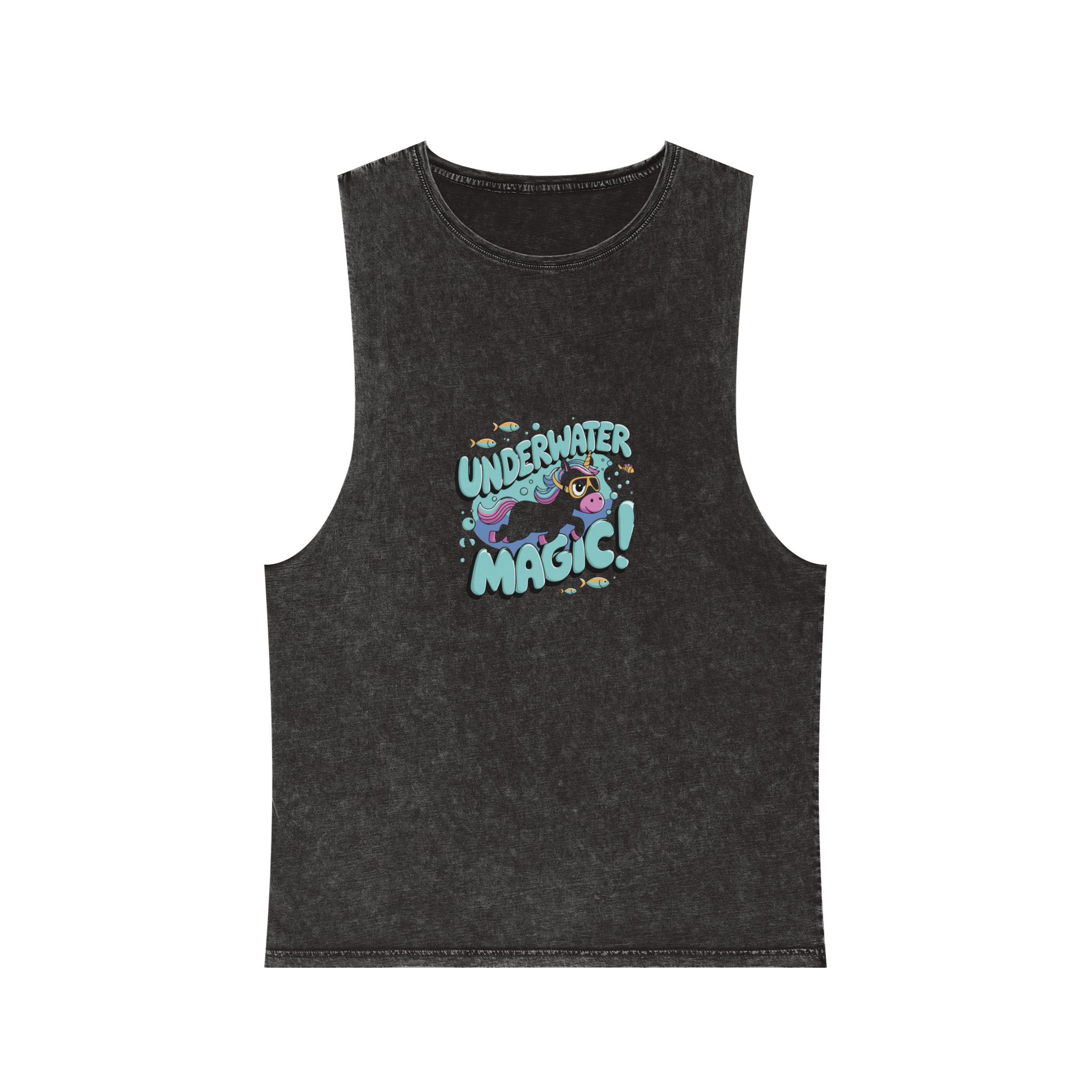 T Shirt Design Kids1 Unisex Stonewash Tank Top