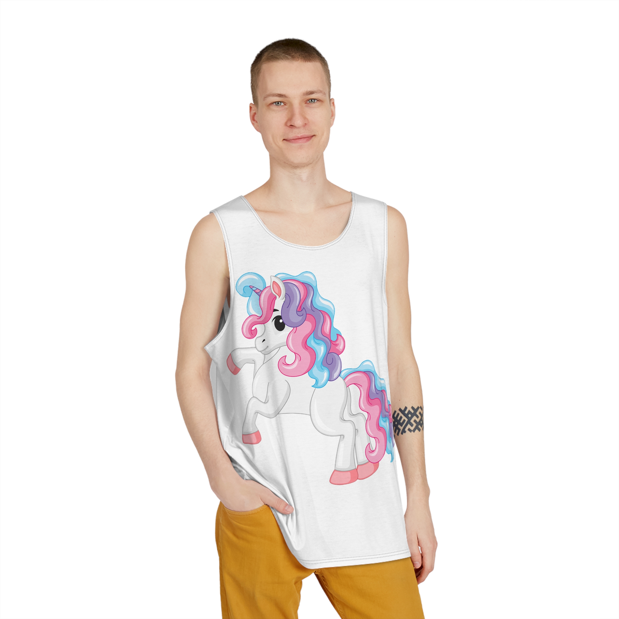 Unicorn V609 Mens Tank Aop - Image 3