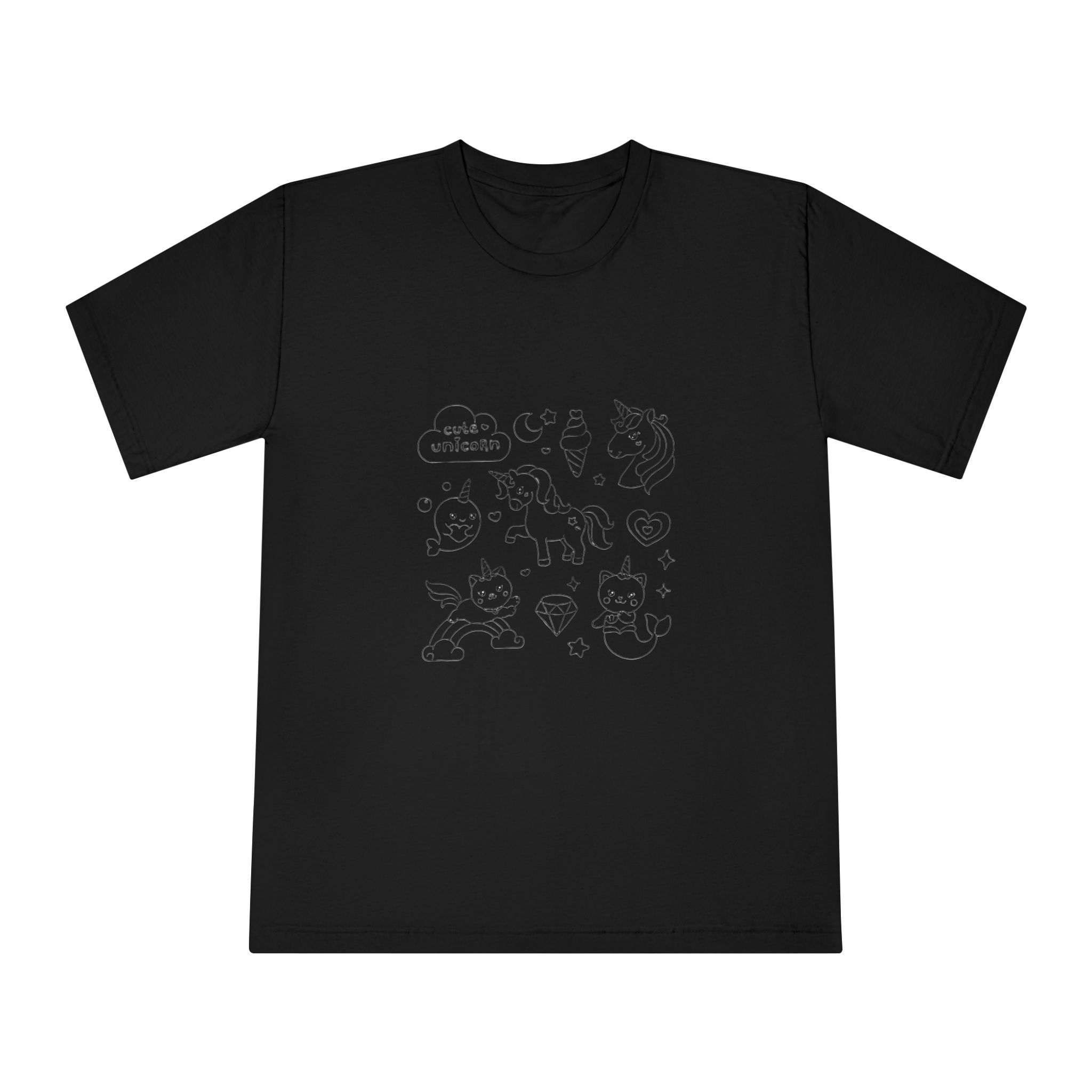 Unicorn V694 Unisex Classic Crewneck T Shirt - Image 5