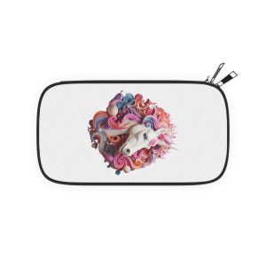 Colorful 3d Mythical Unicorn (2) Passport Wallet