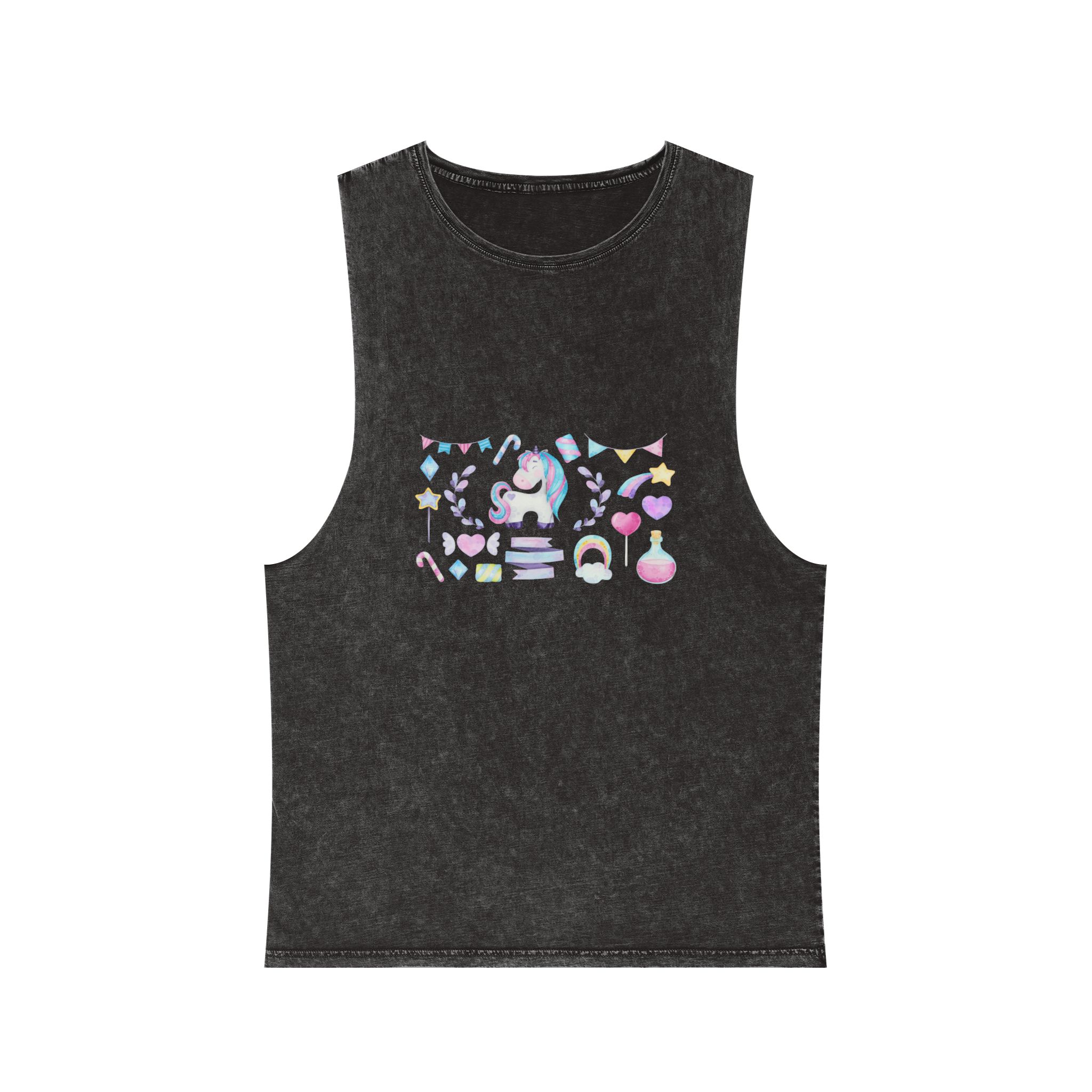 Unicorn V376 Unisex Stonewash Tank Top