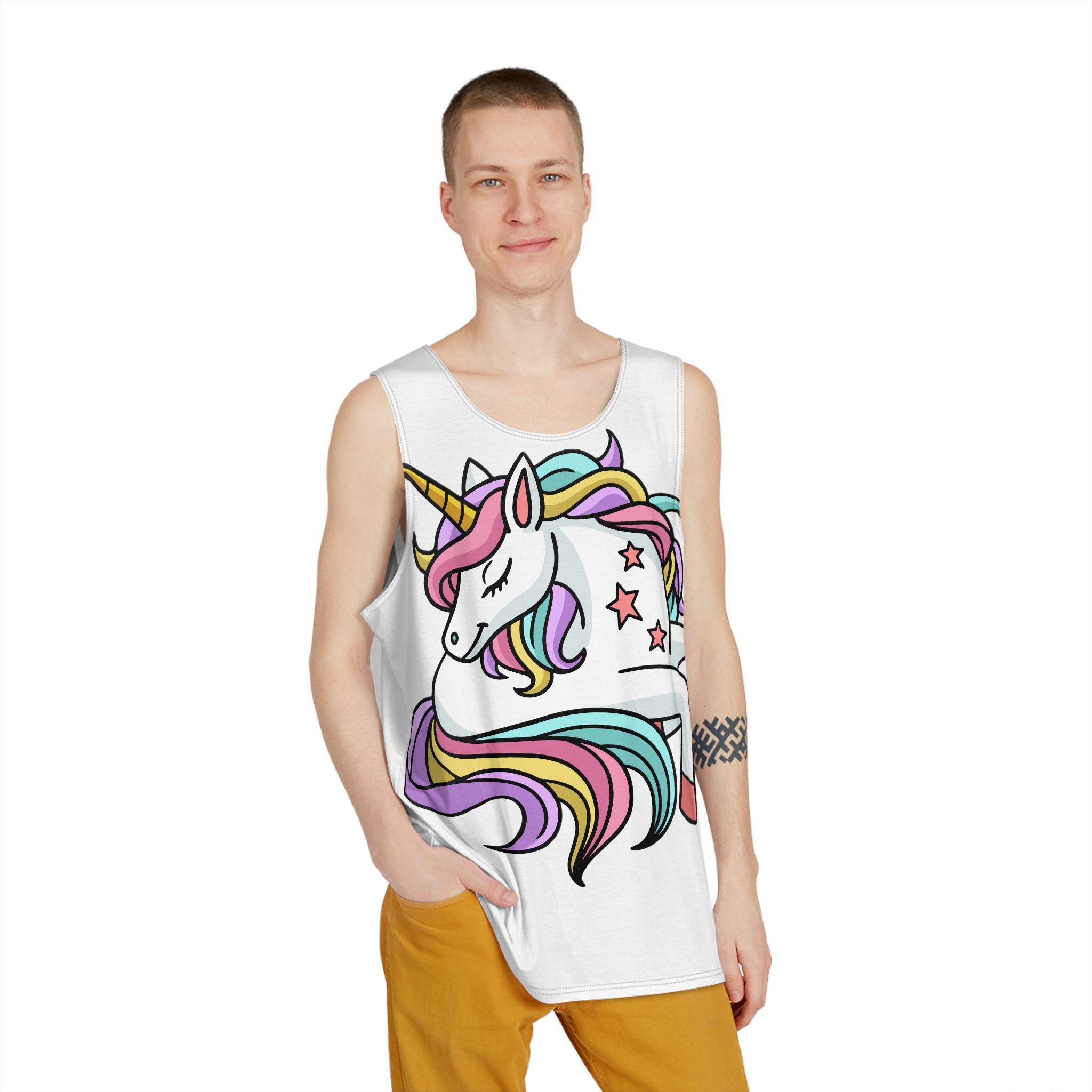 Unicorn V856 Mens Tank Aop - Image 3