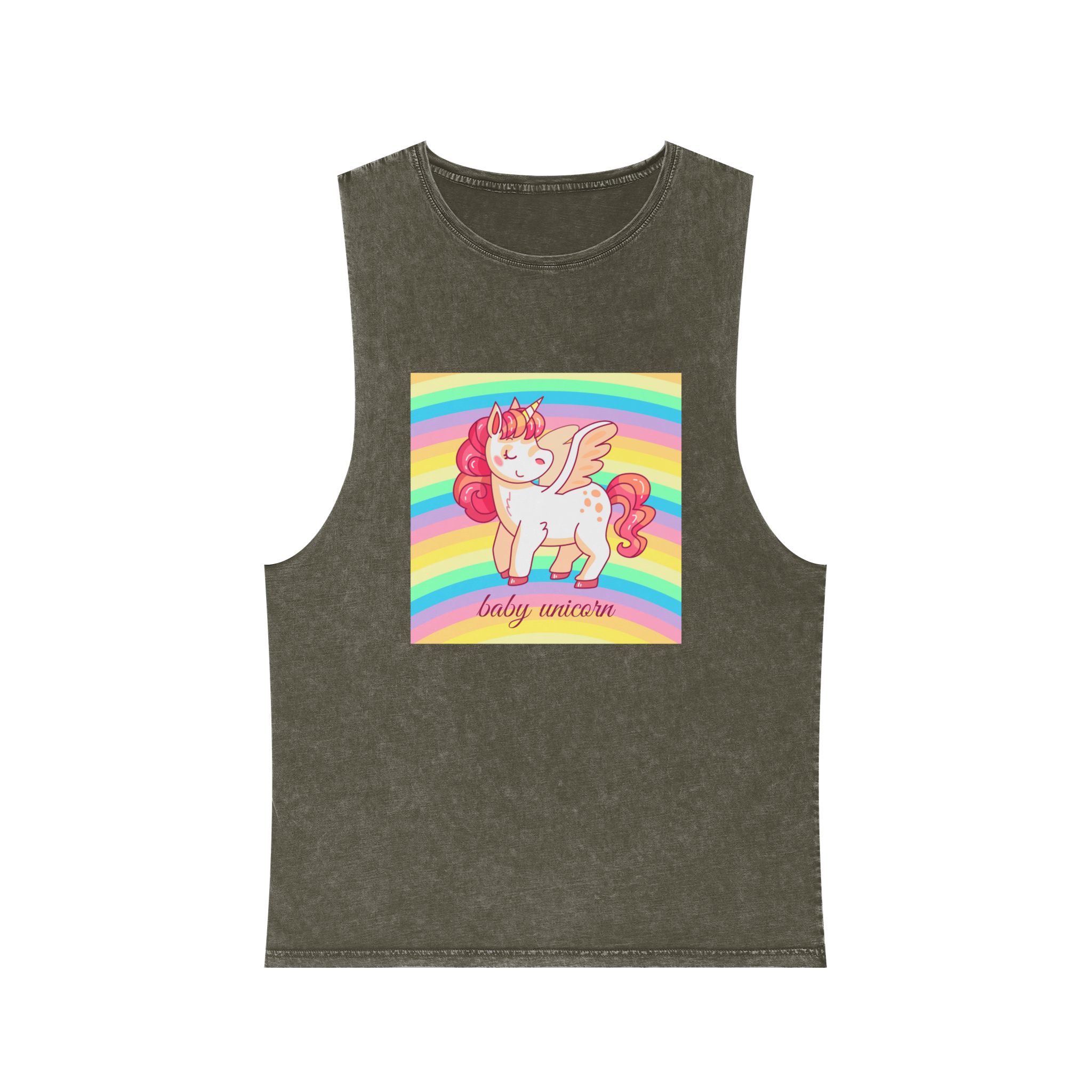 Unicorn V367 Unisex Stonewash Tank Top - Image 5