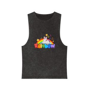 Unicorn V420 Unisex Stonewash Tank Top