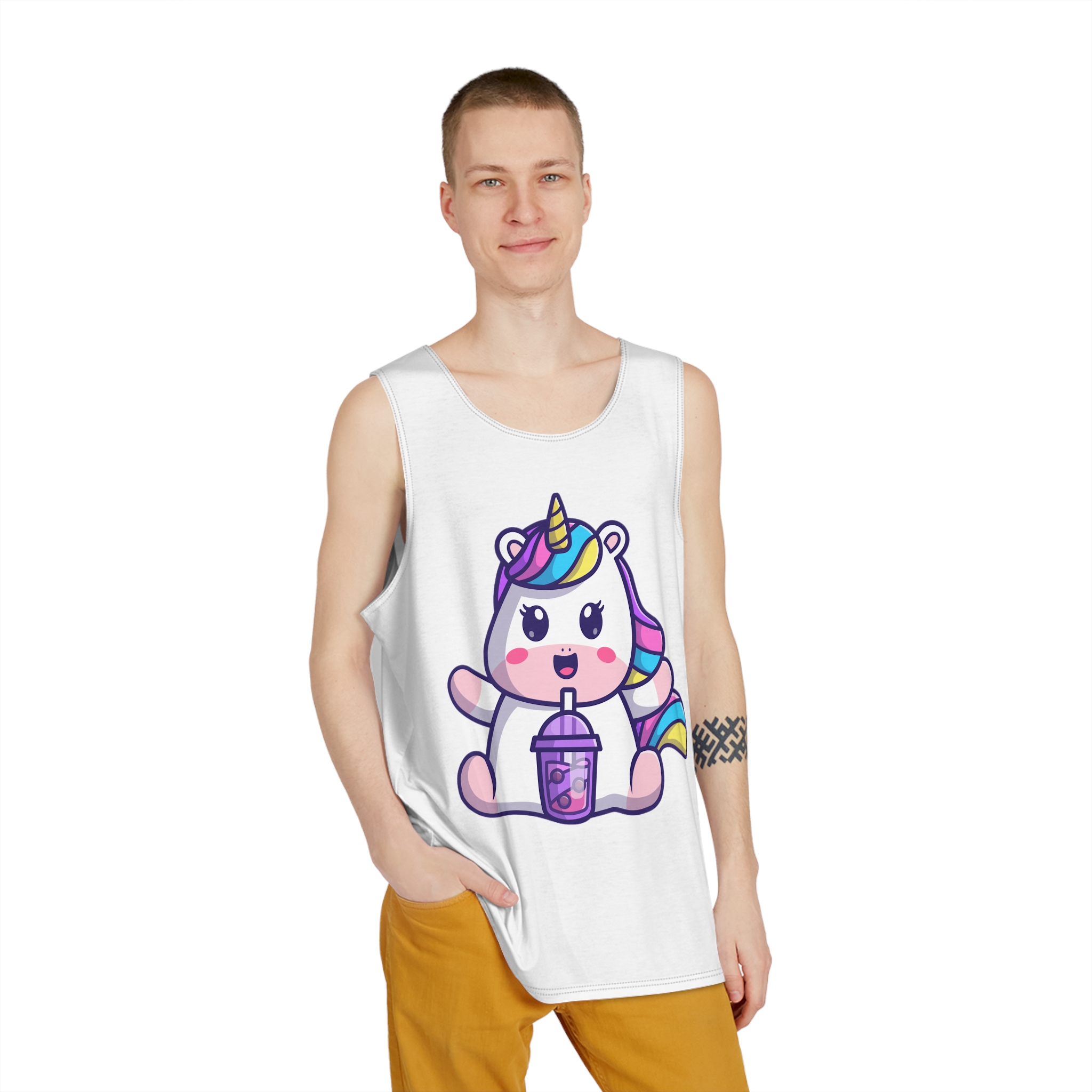 Unicorns 14 Mens Tank Aop - Image 3