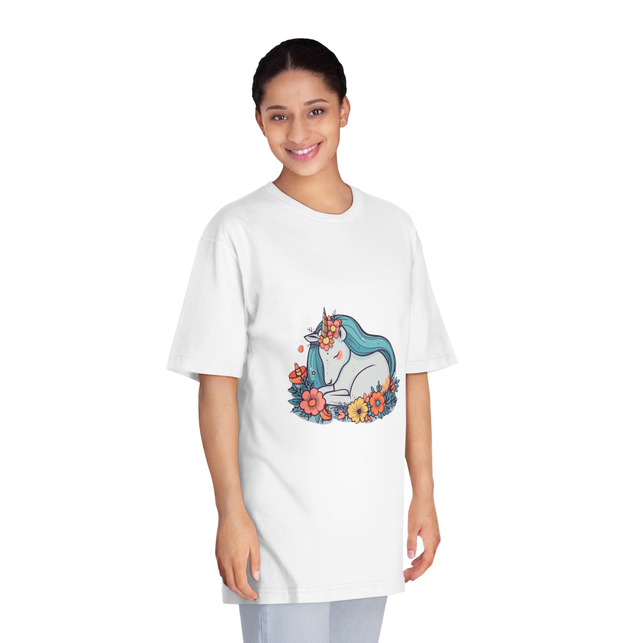 Unicorns 363 Unisex Classic Crewneck T Shirt - Image 3