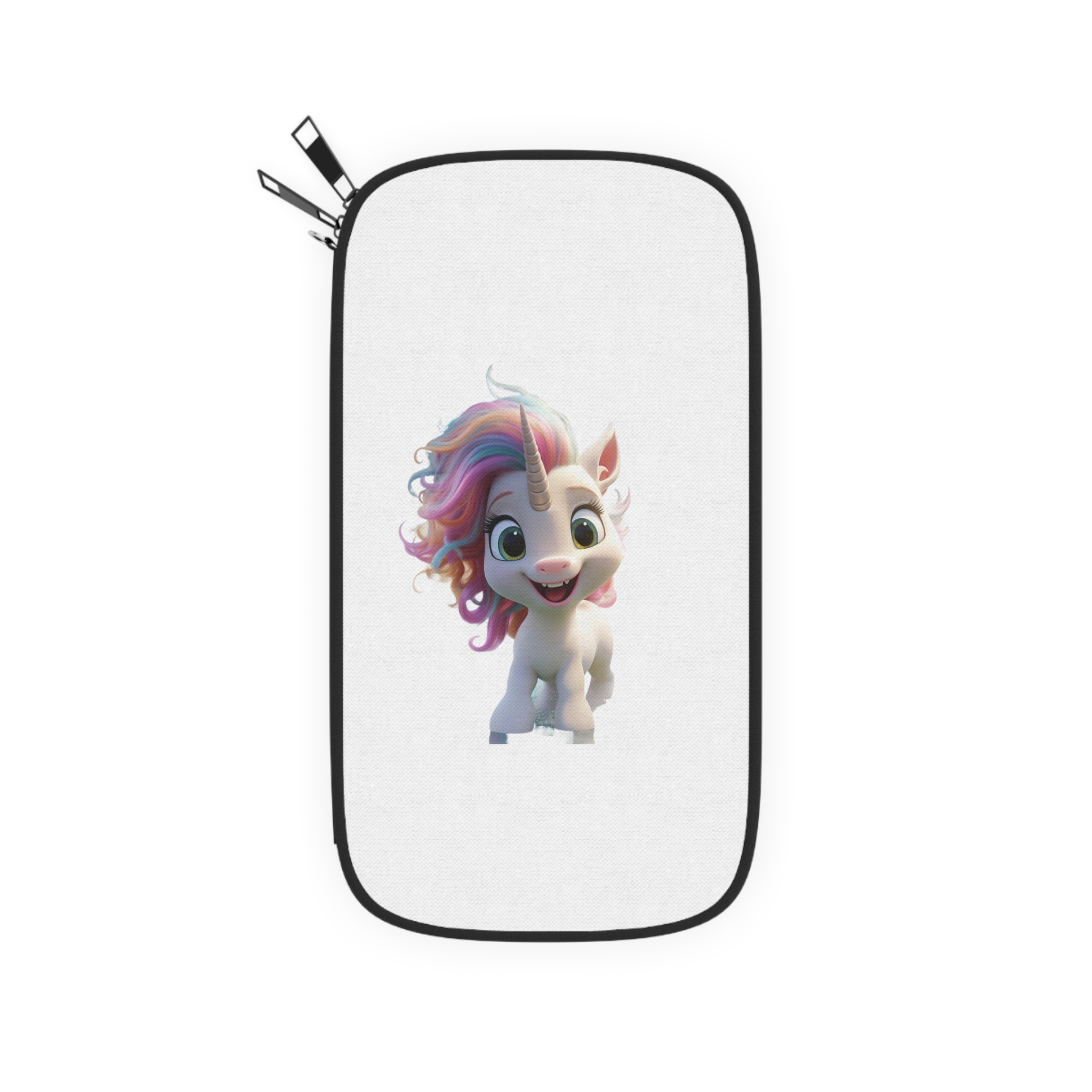 Animated Unicorn Children (2) Fotor Bg Remover 2023110482245 Passport Wallet - Image 2