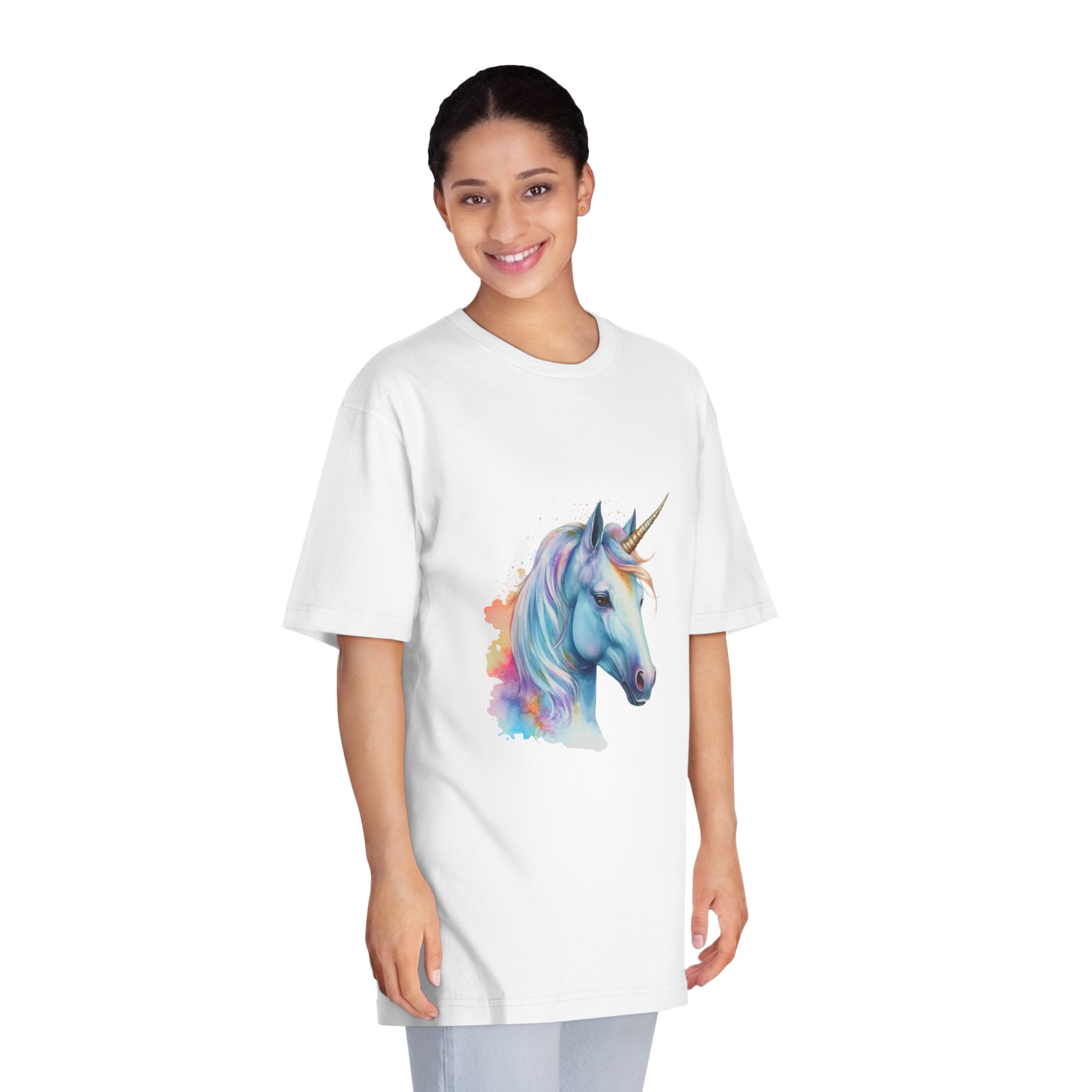 Unicorns 364 Unisex Classic Crewneck T Shirt - Image 3