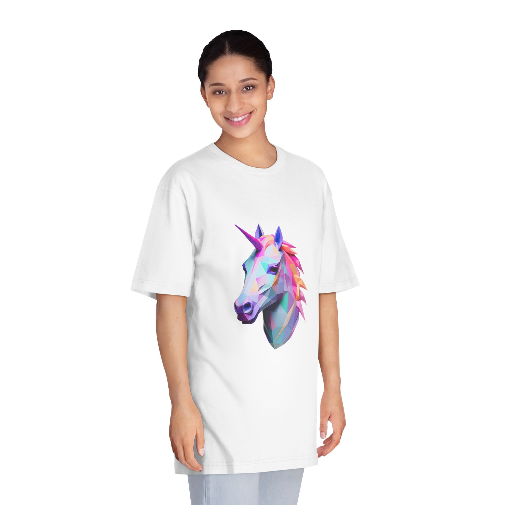 Unicorns 155 Unisex Classic Crewneck T Shirt - Image 3
