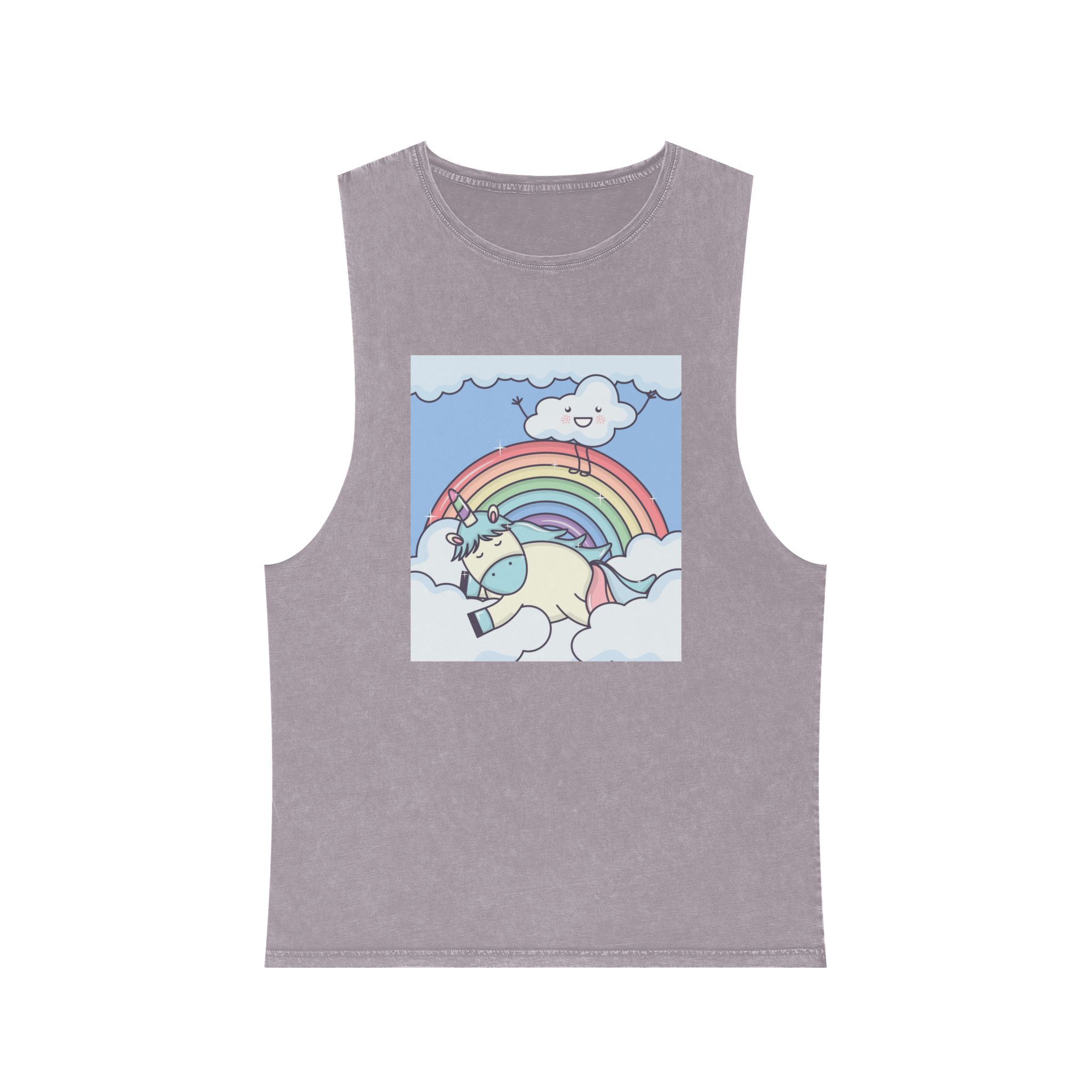 Unicorn V353 Unisex Stonewash Tank Top - Image 17
