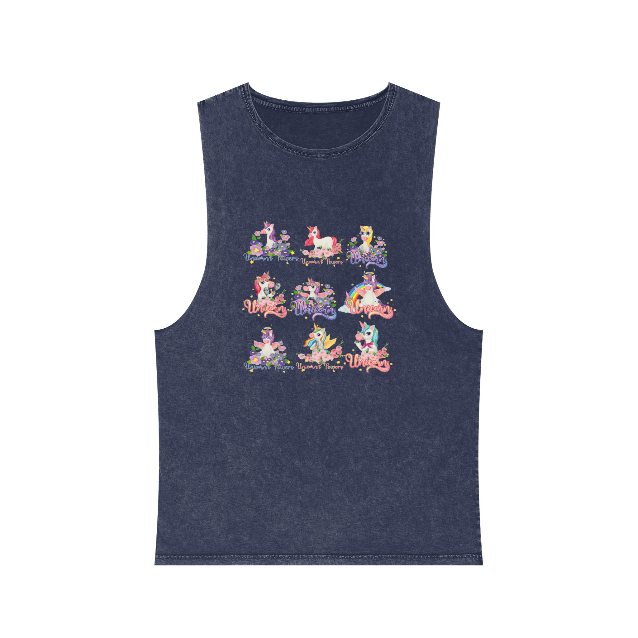 Unicorn V470 Unisex Stonewash Tank Top - Image 13