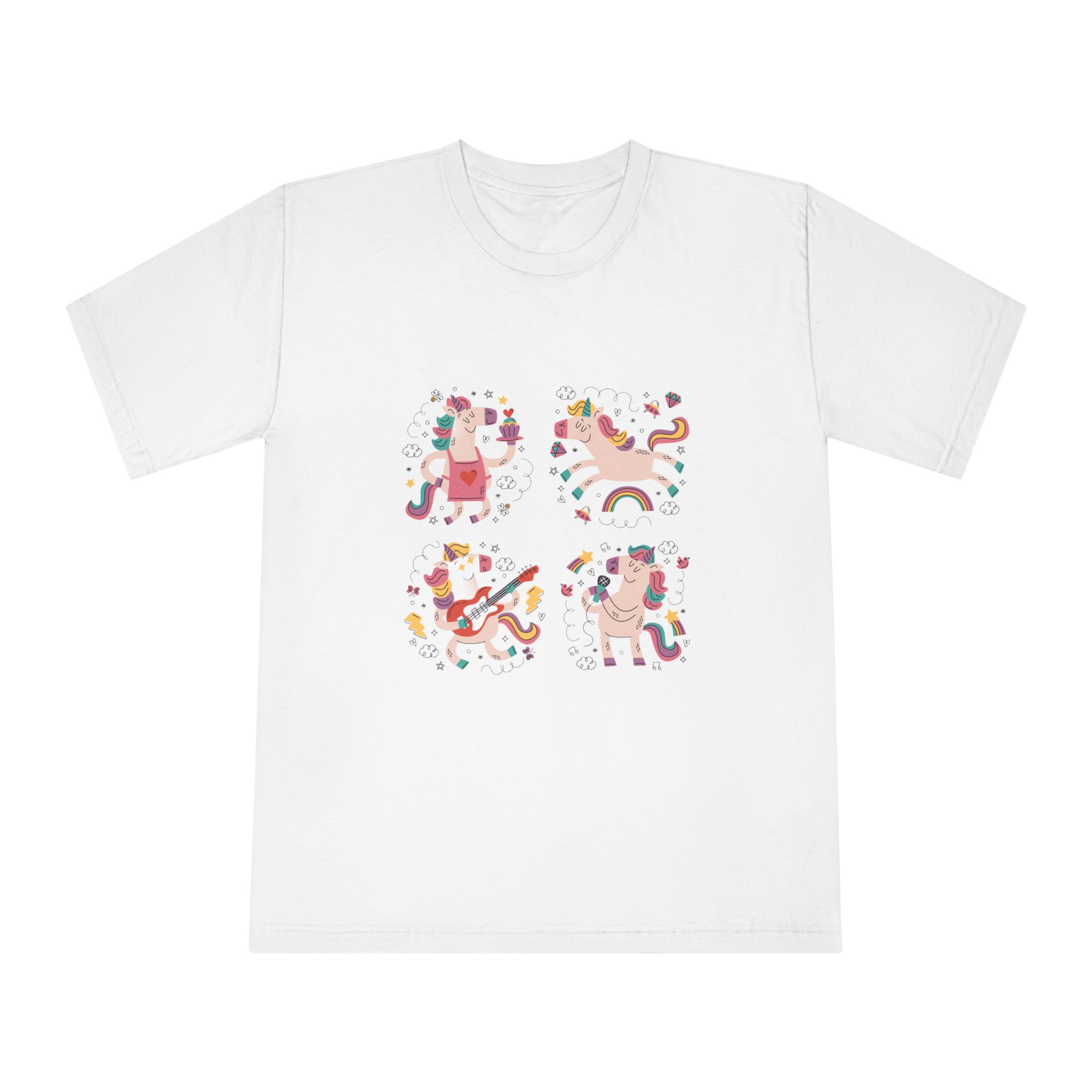 Unicorn V842 Unisex Classic Crewneck T Shirt