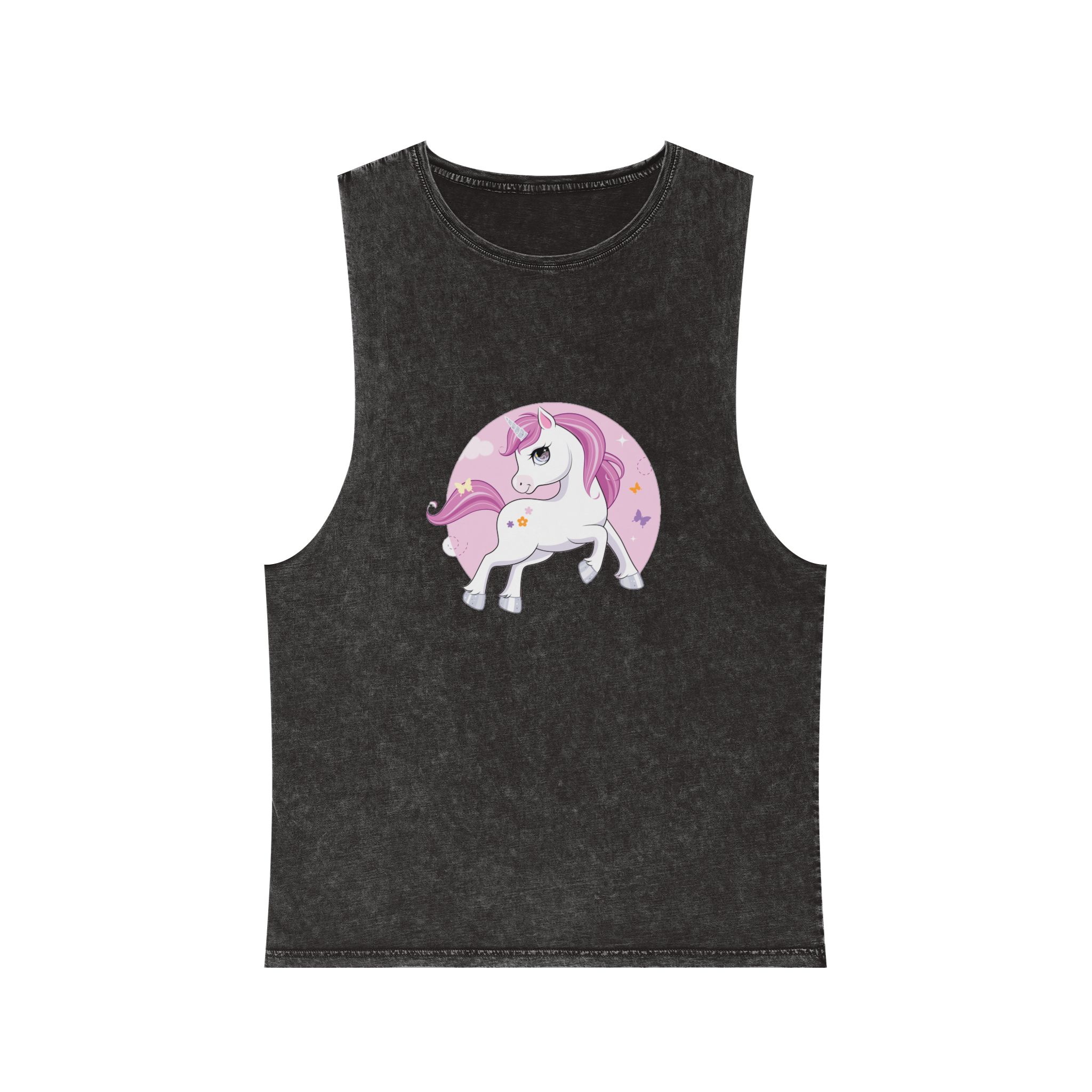 Unicorn V380 Unisex Stonewash Tank Top