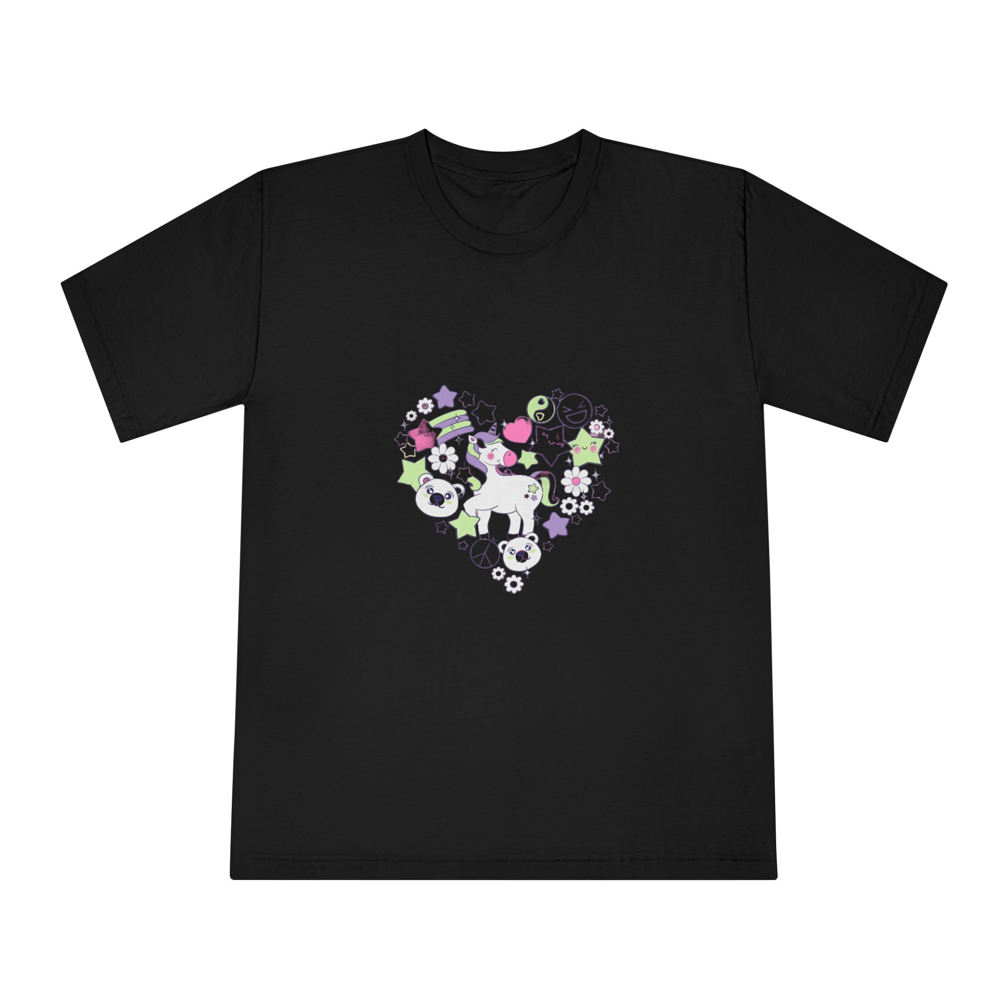 Unicorn Copy 3 Unisex Classic Crewneck T Shirt - Image 5