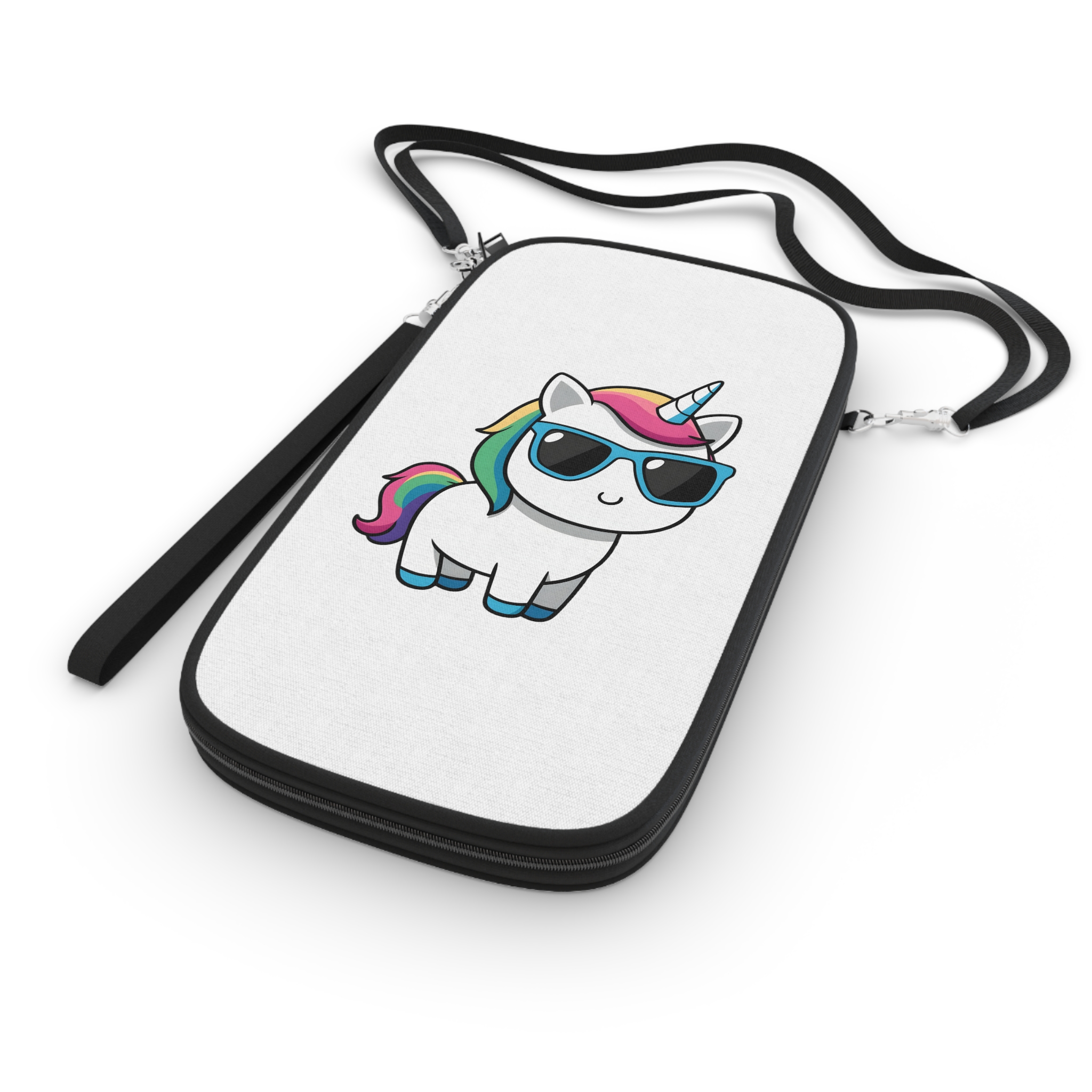 Little Unicorn With Sunglasses Passport Wallet - Image 3