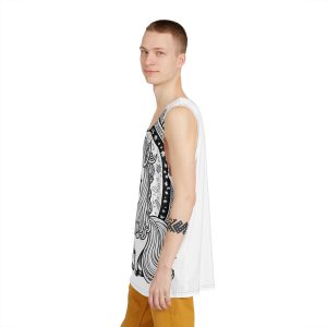 Adorable Unicorn Illustrations Kids Mens Tank Aop