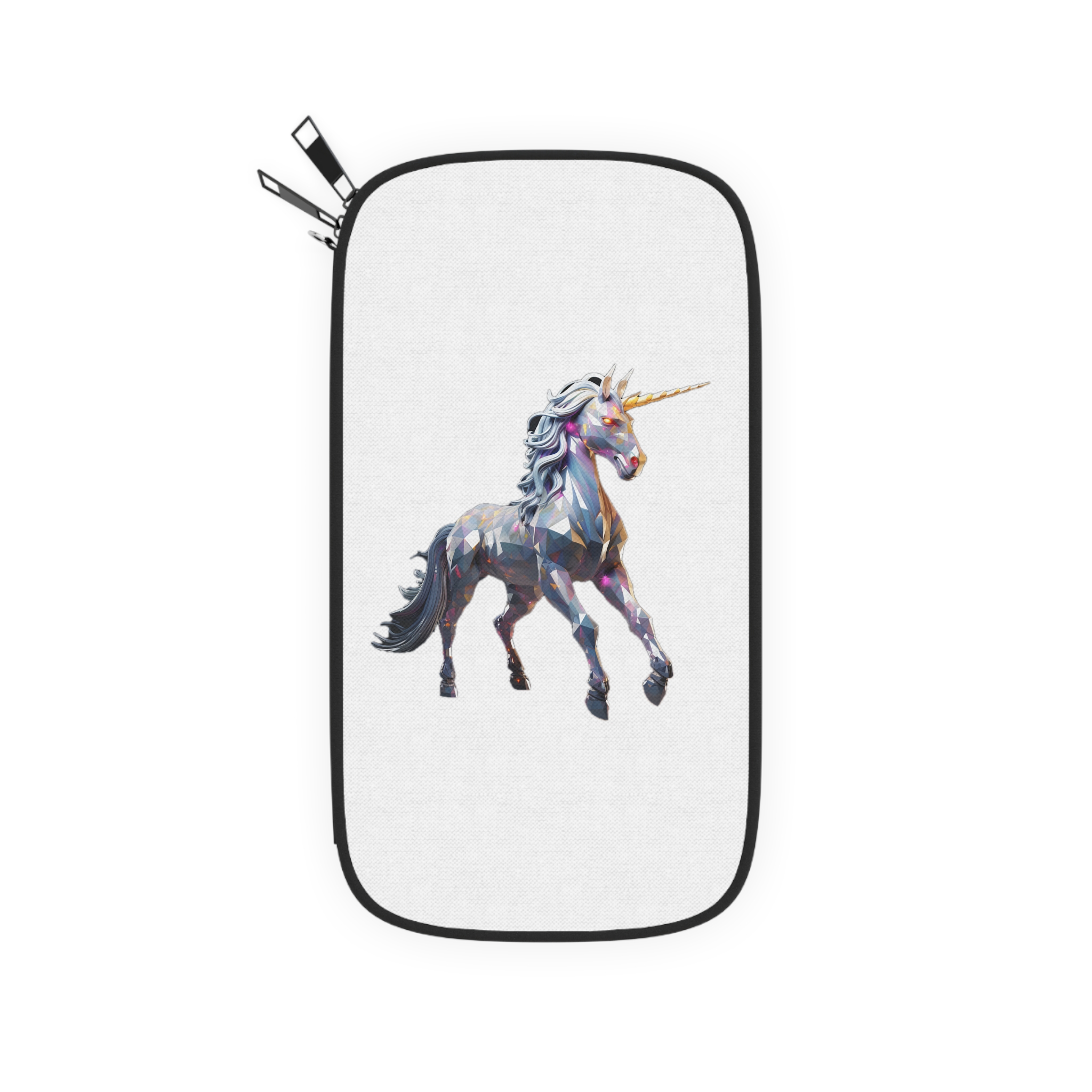 Mythical Unicorn Poly Style Passport Wallet - Image 2