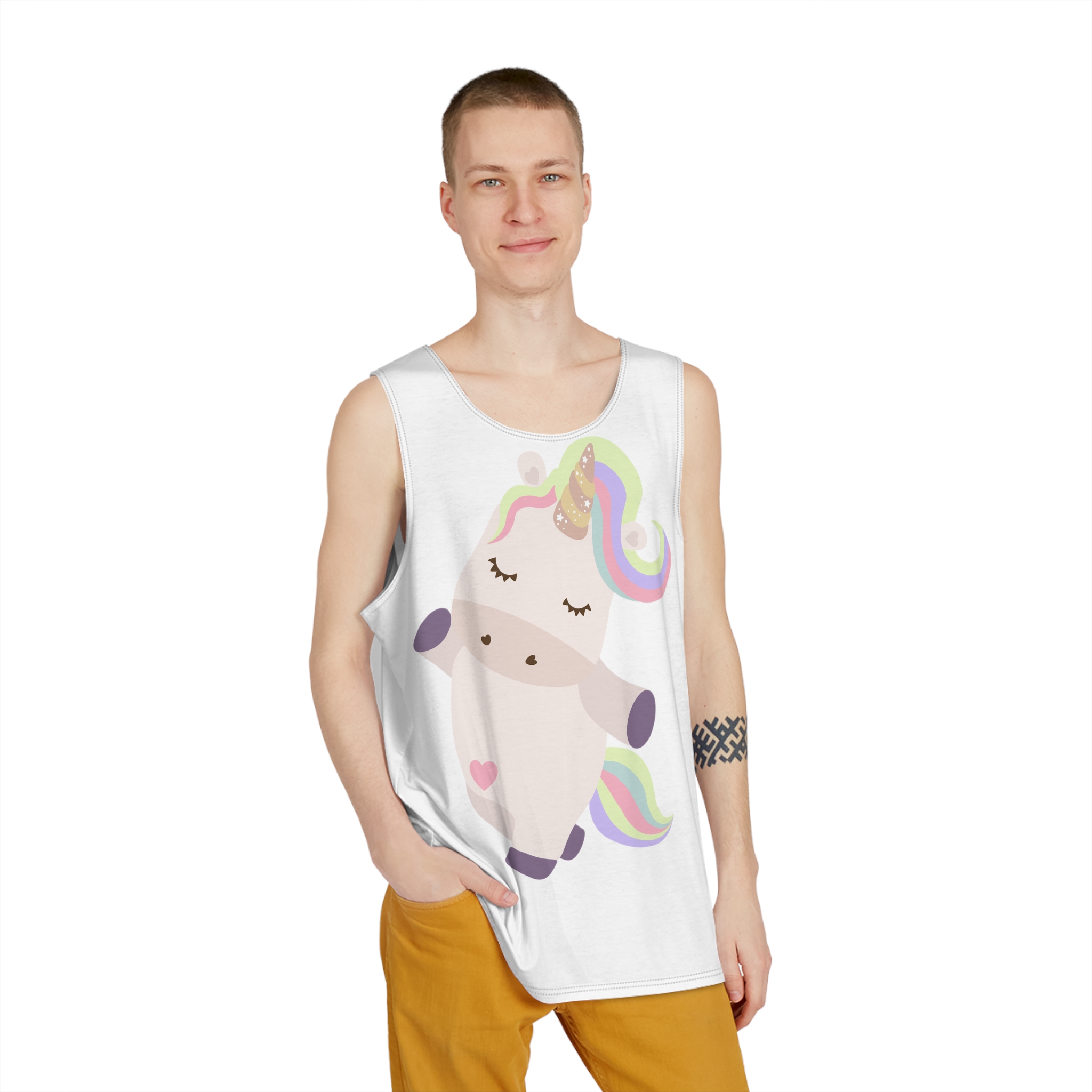 Unicorn V885 Mens Tank Aop - Image 3