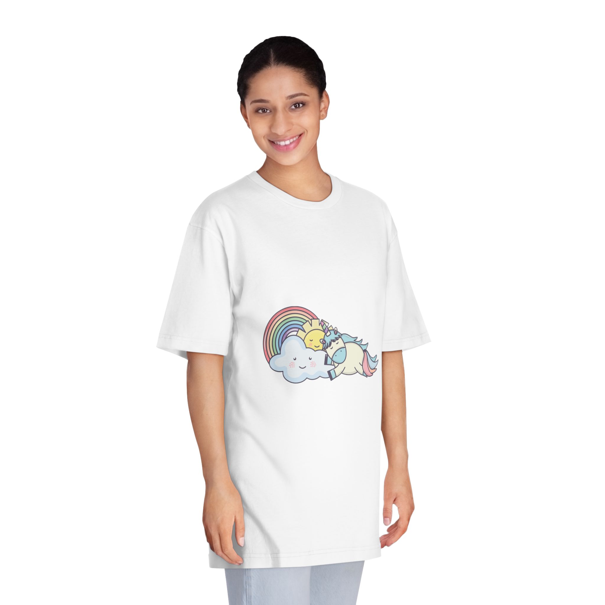 Unicorns 120 Unisex Classic Crewneck T Shirt - Image 3