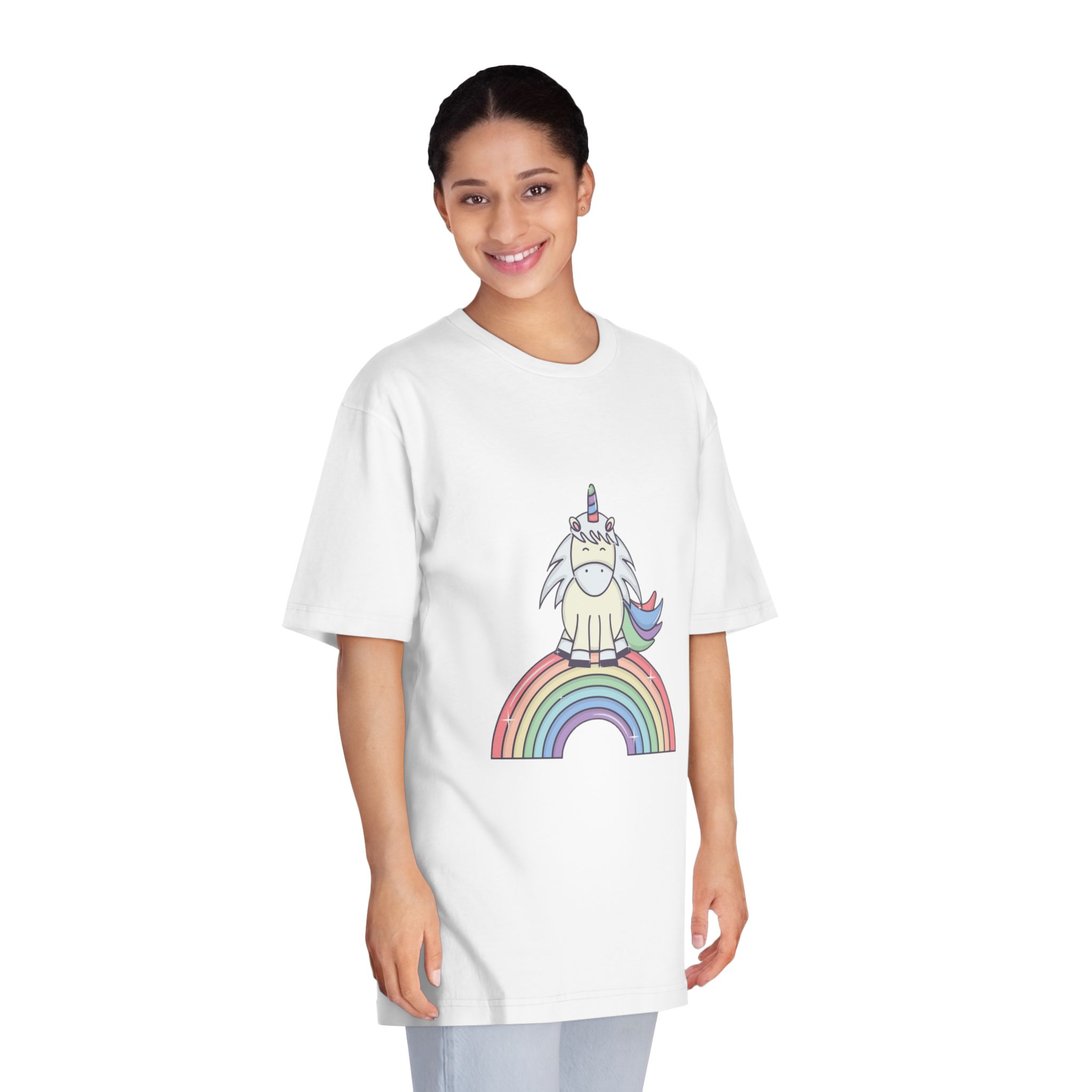 Unicorns 106 Unisex Classic Crewneck T Shirt - Image 3