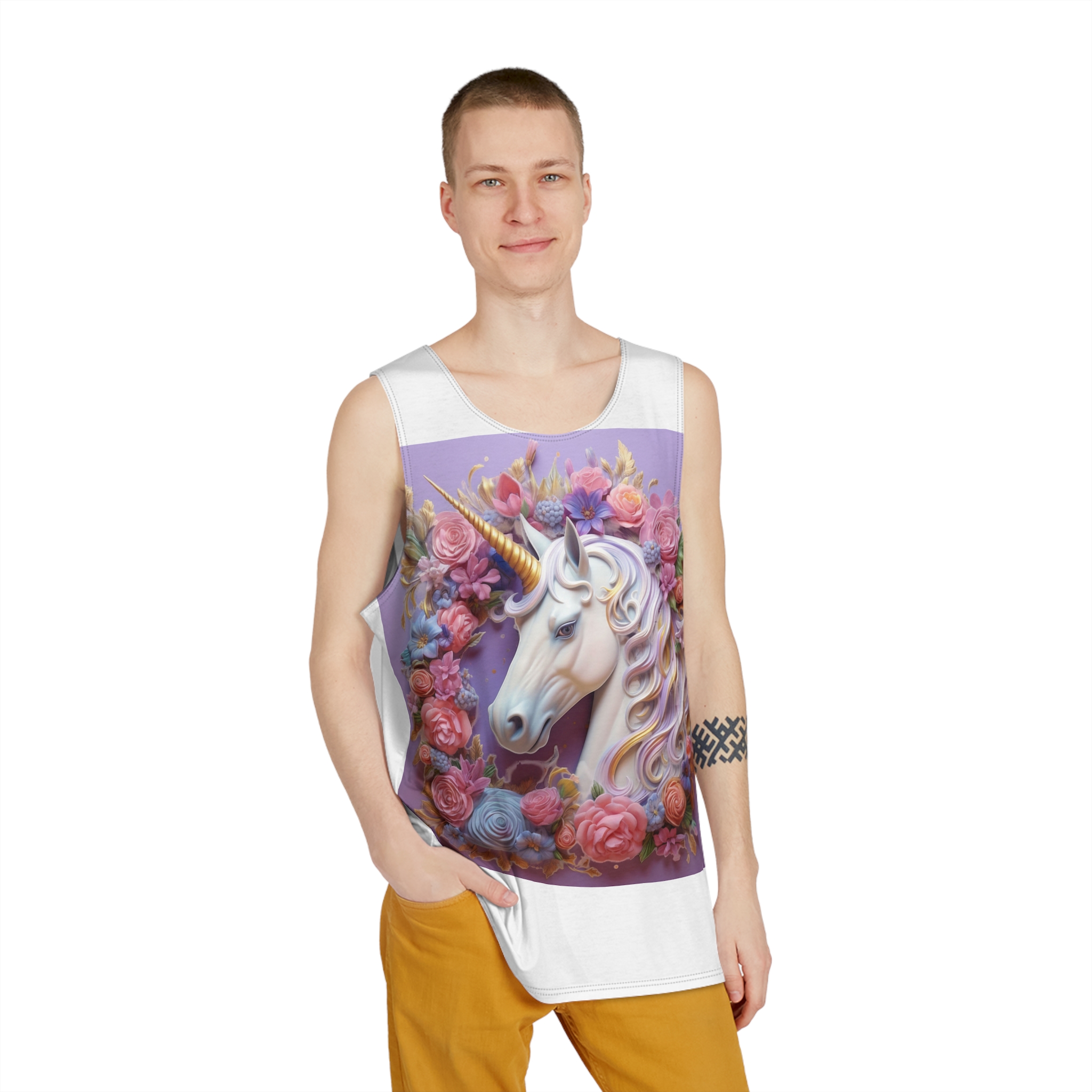 Unicorns 368 Mens Tank Aop - Image 3