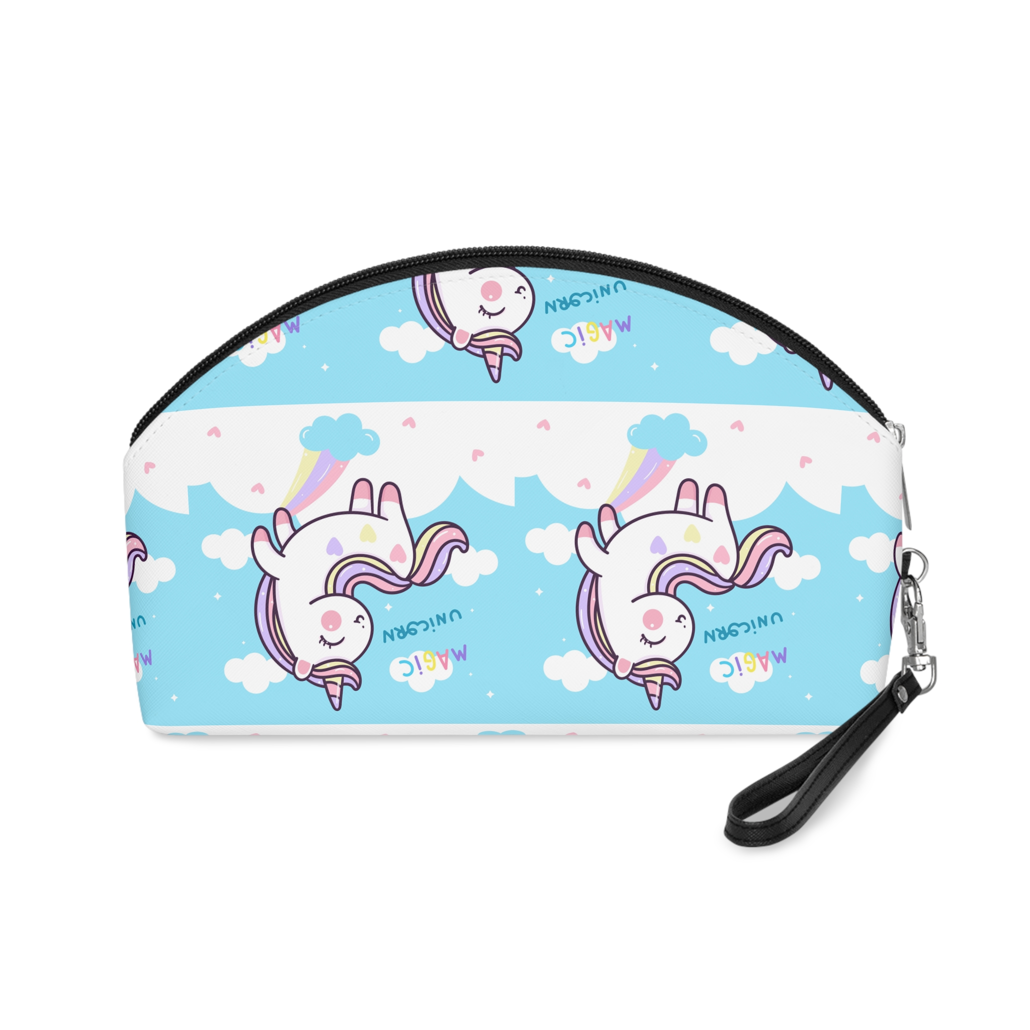 Unicorn Fly With Rainbow Kawaii Animal Makeup Bag - Image 2