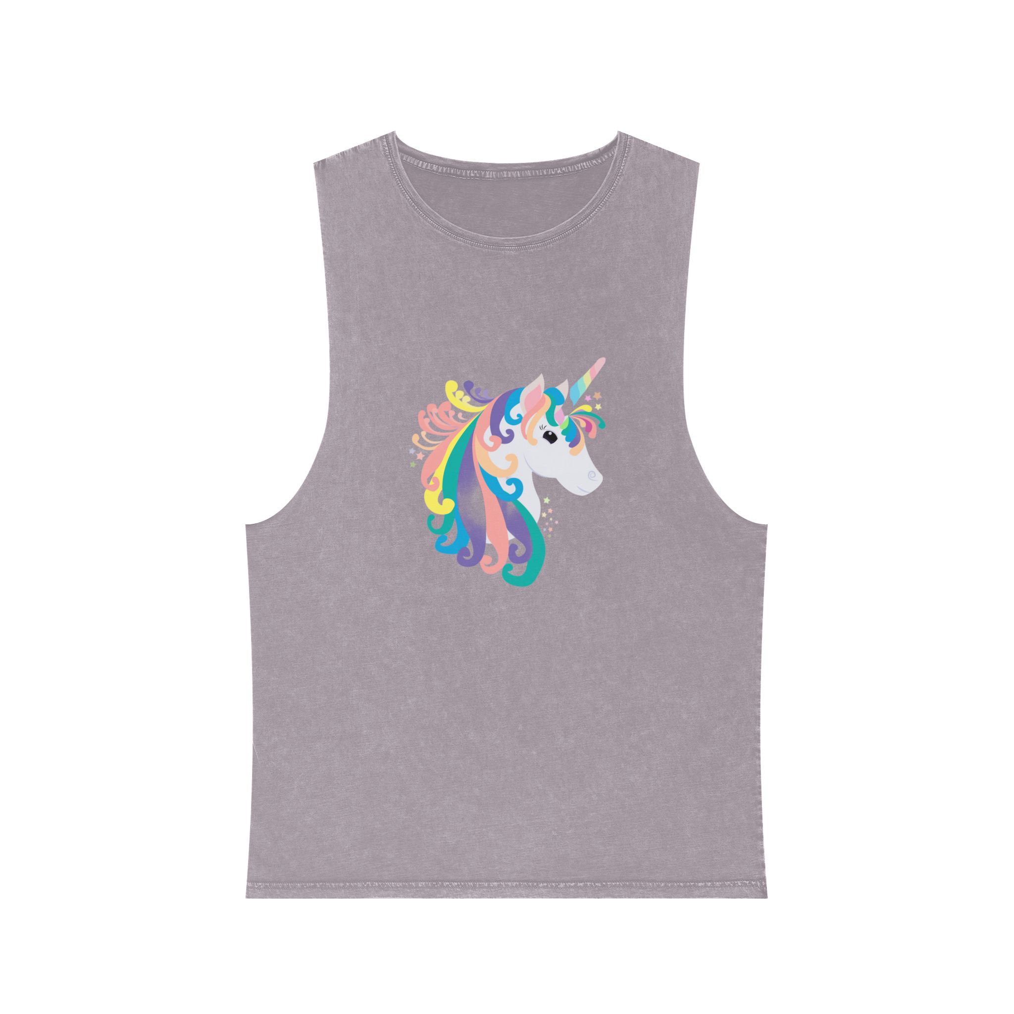 Unicorn V118 Unisex Stonewash Tank Top - Image 17