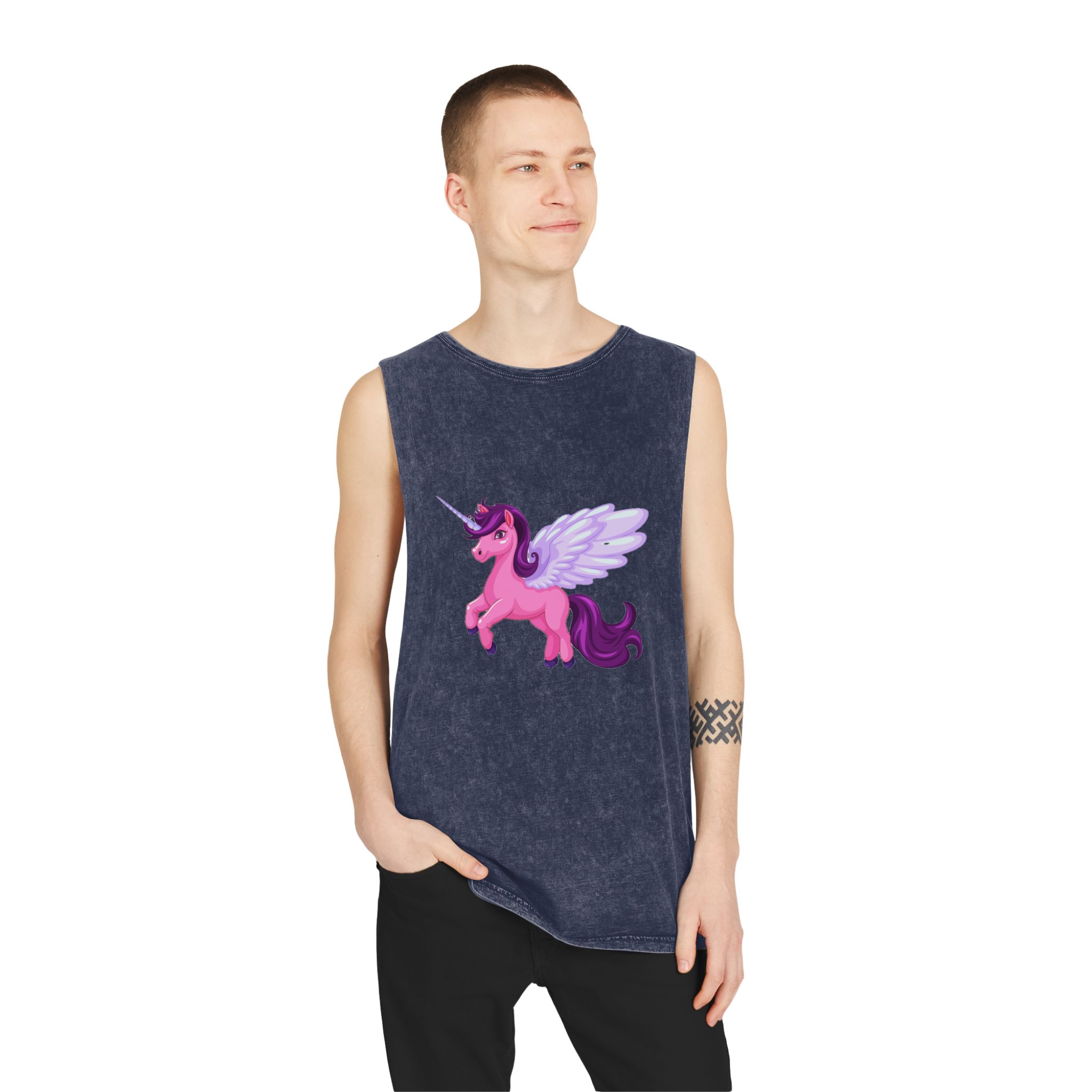 Foqc Ssf7 230801 Unisex Stonewash Tank Top - Image 15