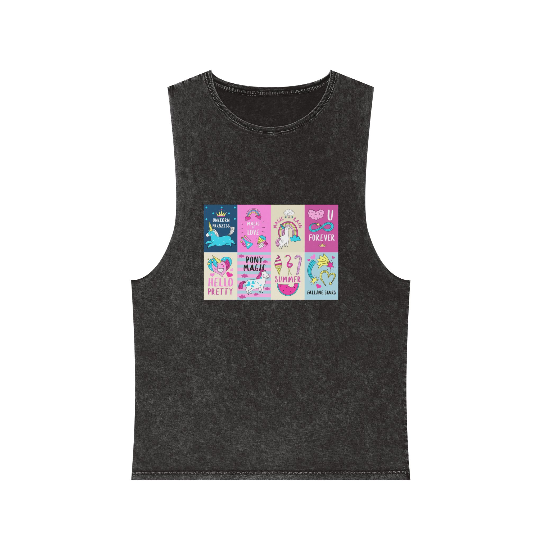 Unicorn V371 Unisex Stonewash Tank Top