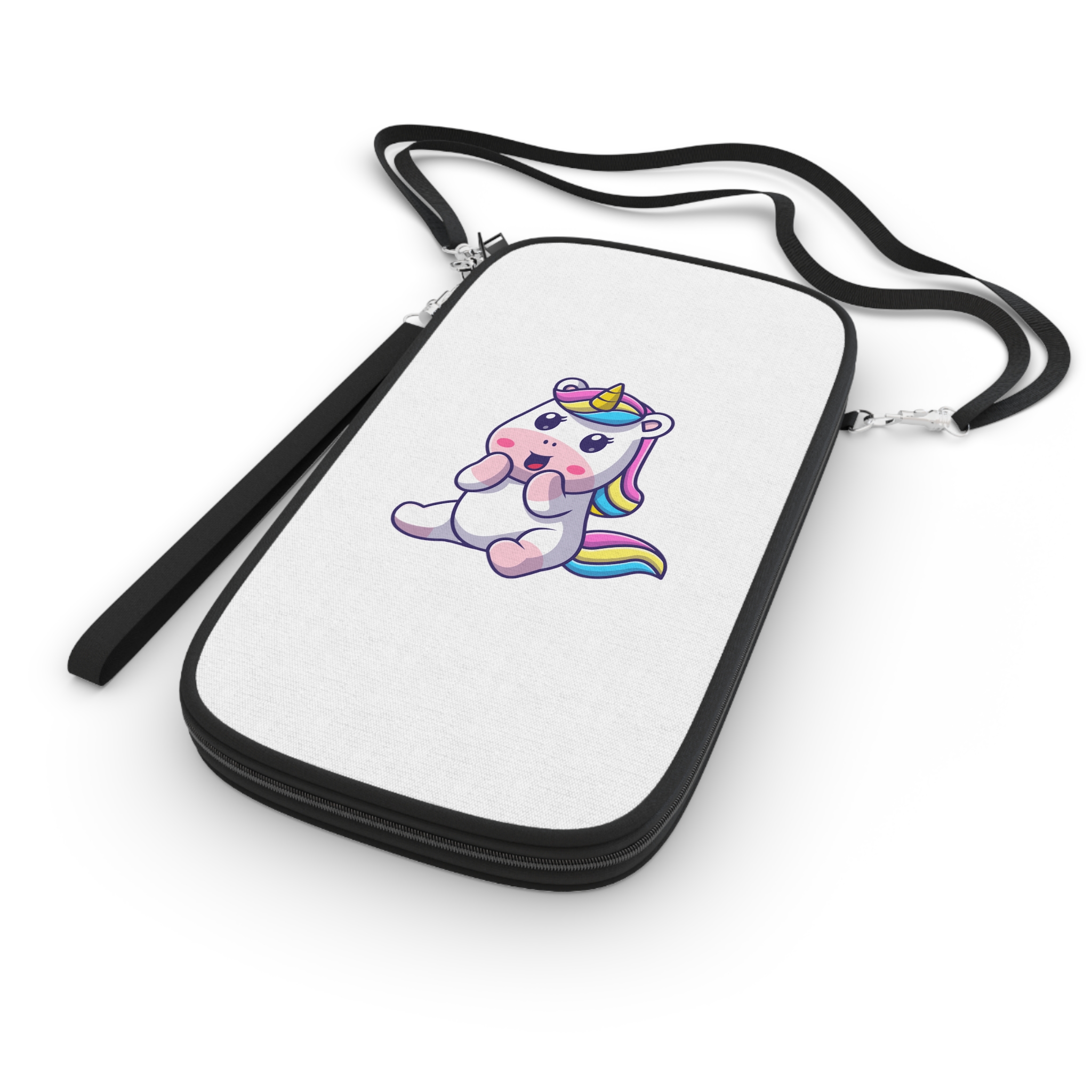 Cute Unicorn Happy Passport Wallet - Image 3