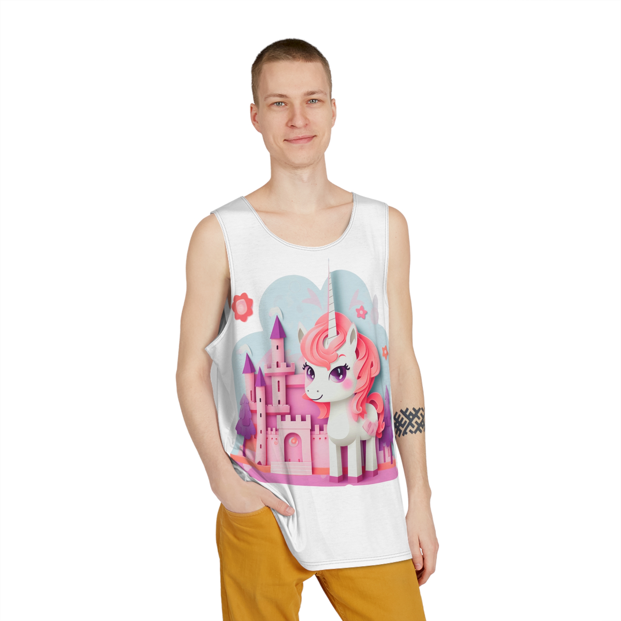Unicorns 344 Mens Tank Aop - Image 3
