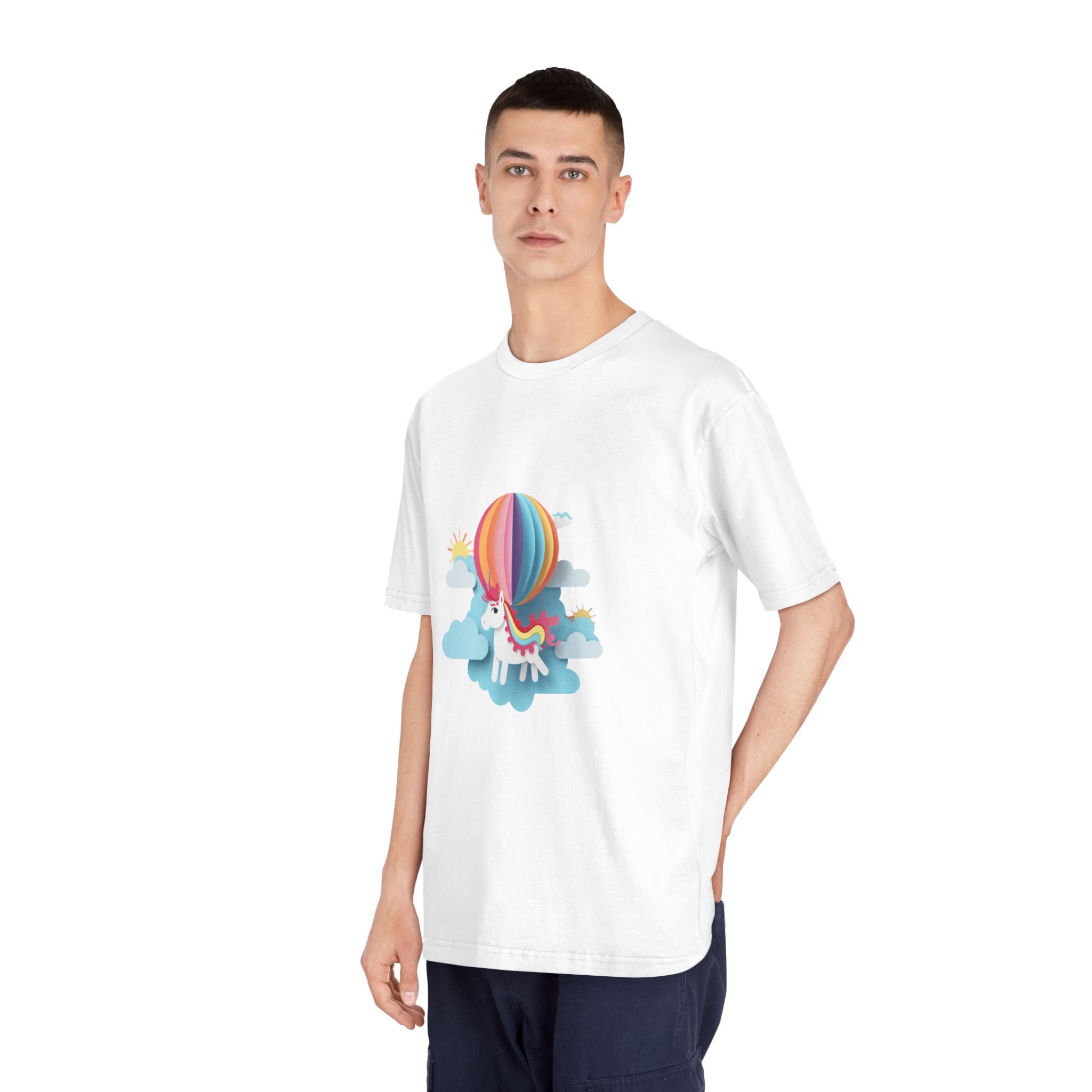 Unicorns 422 Unisex Classic Crewneck T Shirt - Image 4