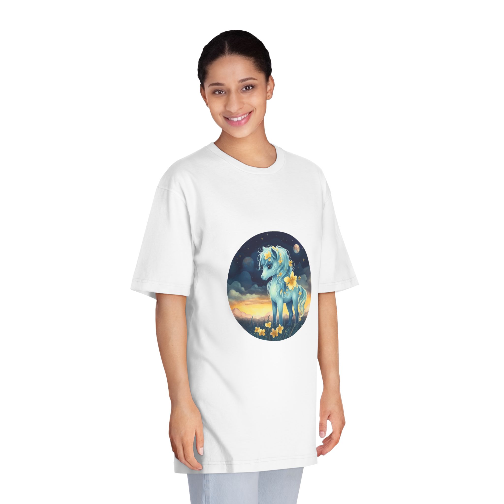 Unicorns 262 Unisex Classic Crewneck T Shirt - Image 3