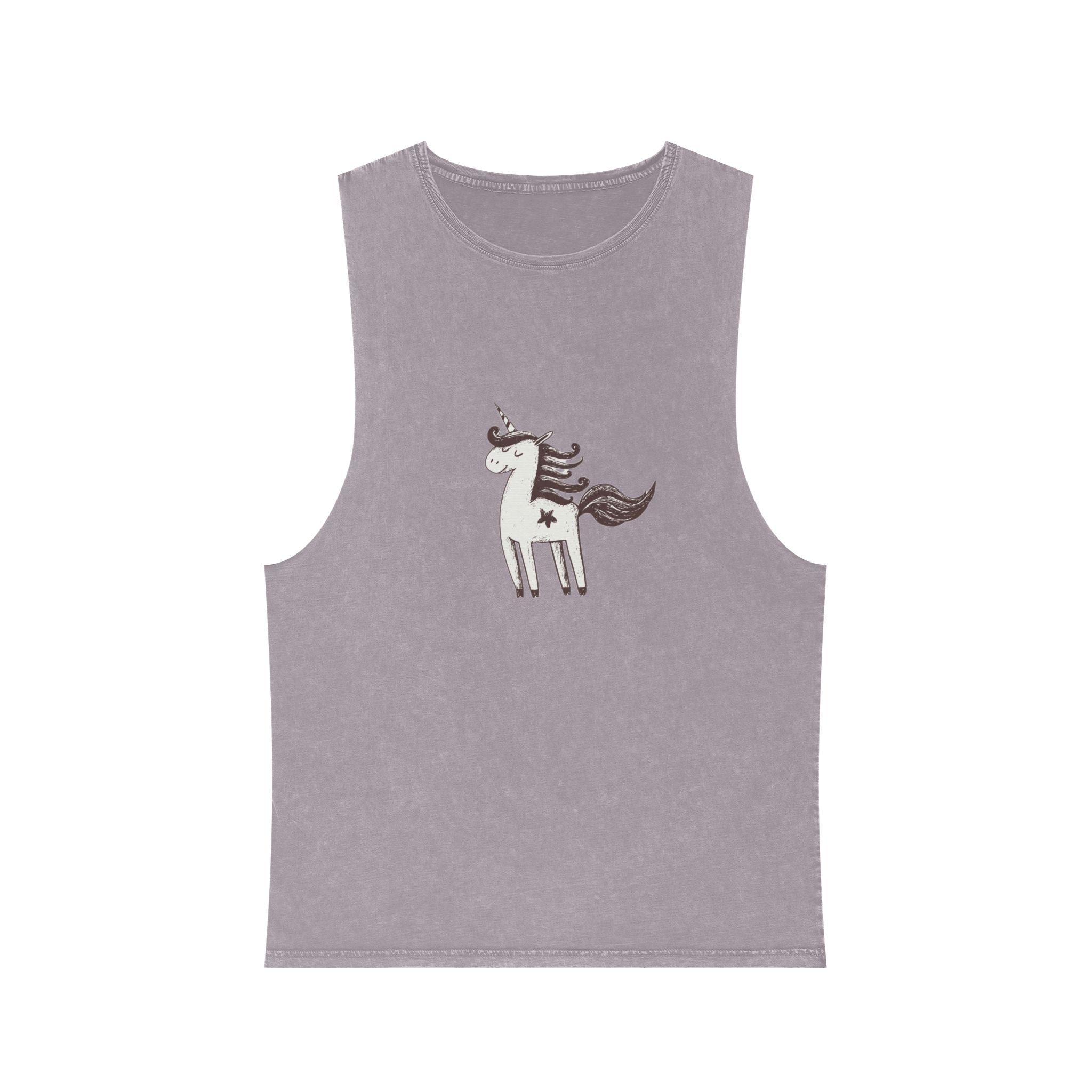 Unicorn V45 Unisex Stonewash Tank Top - Image 17