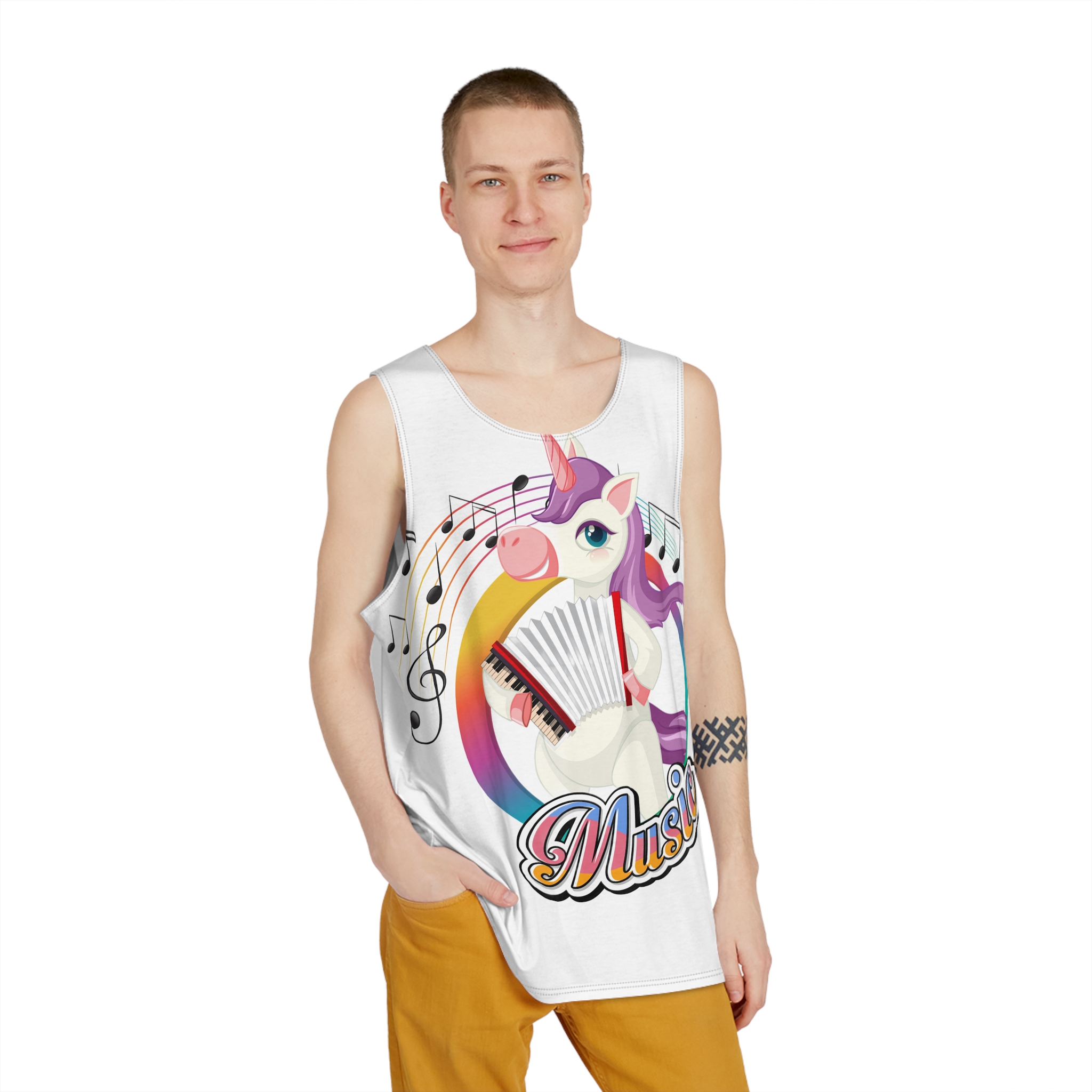 Unicorn V786 Mens Tank Aop - Image 3