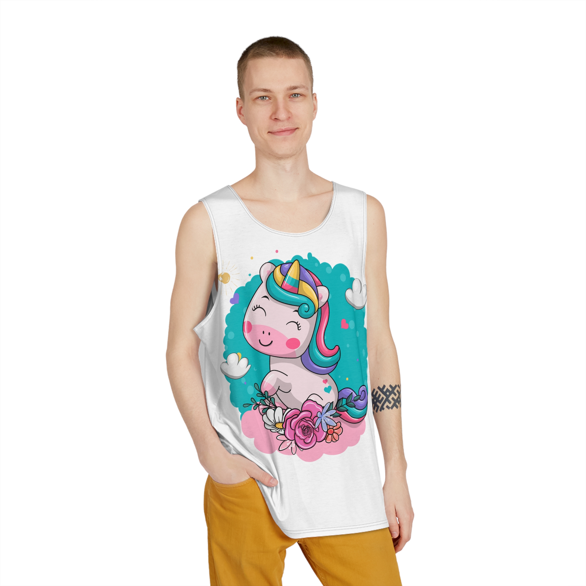 Unicorn V549 Mens Tank Aop - Image 3