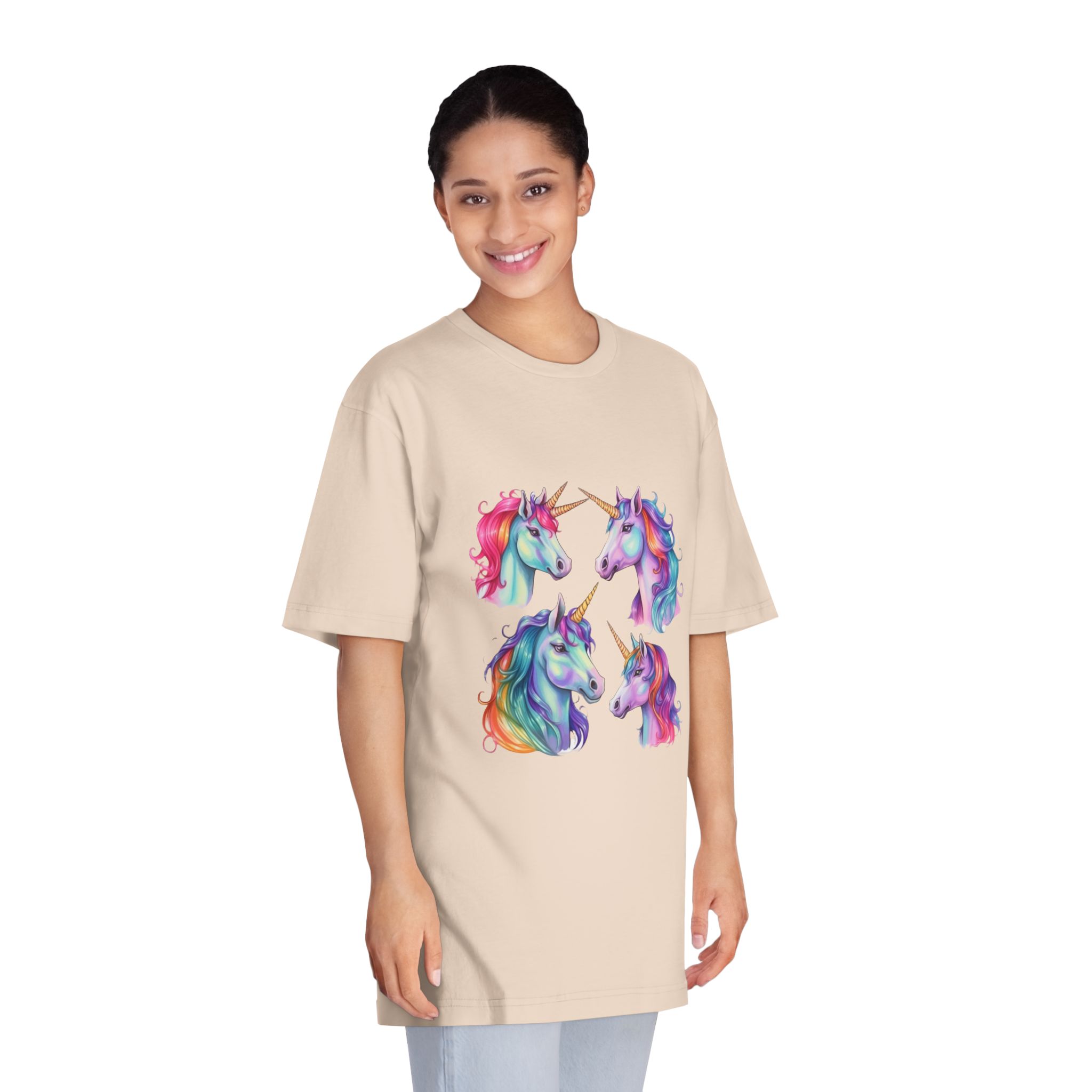 Unicorns 203 Unisex Classic Crewneck T Shirt - Image 11