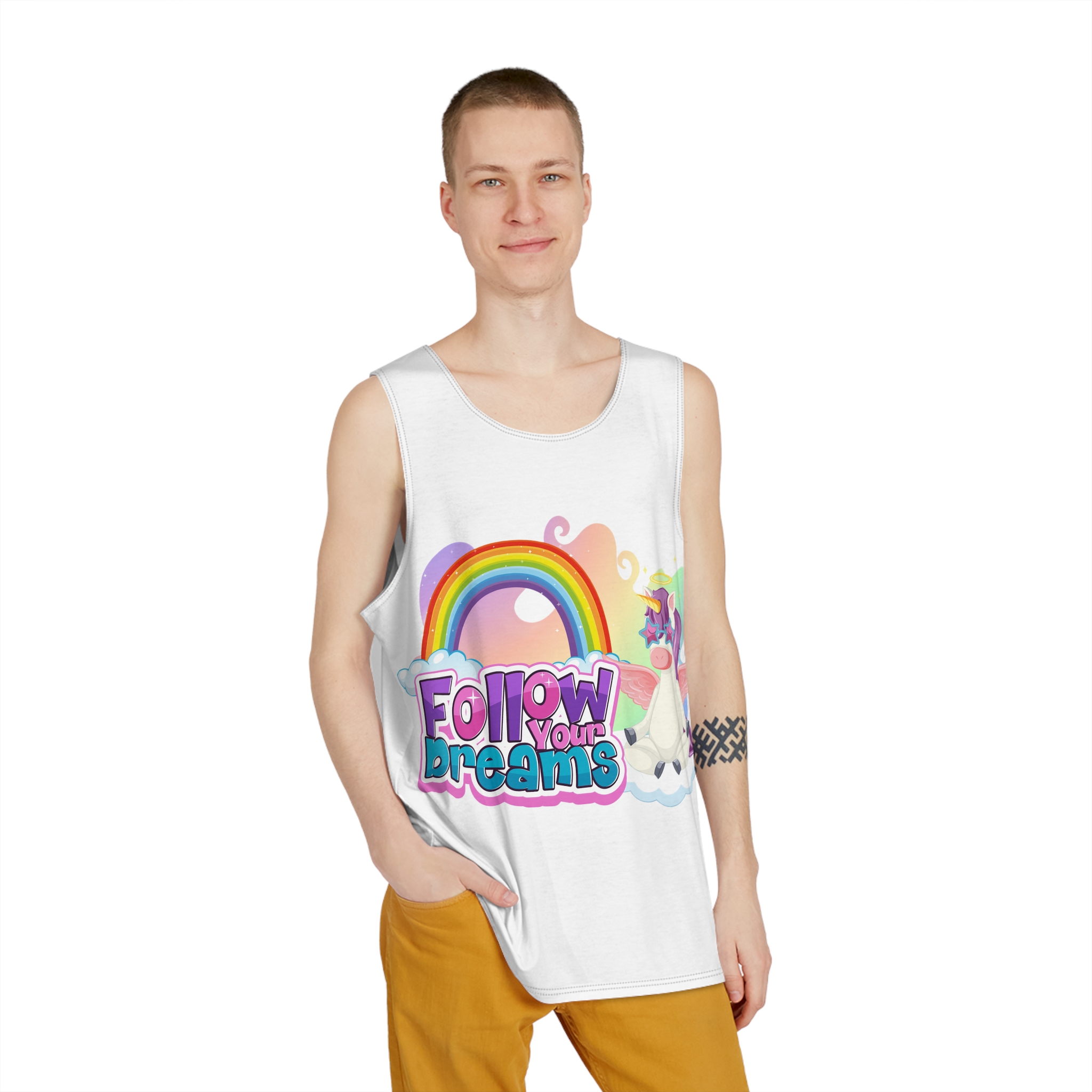 Unicorn V595 Mens Tank Aop - Image 3