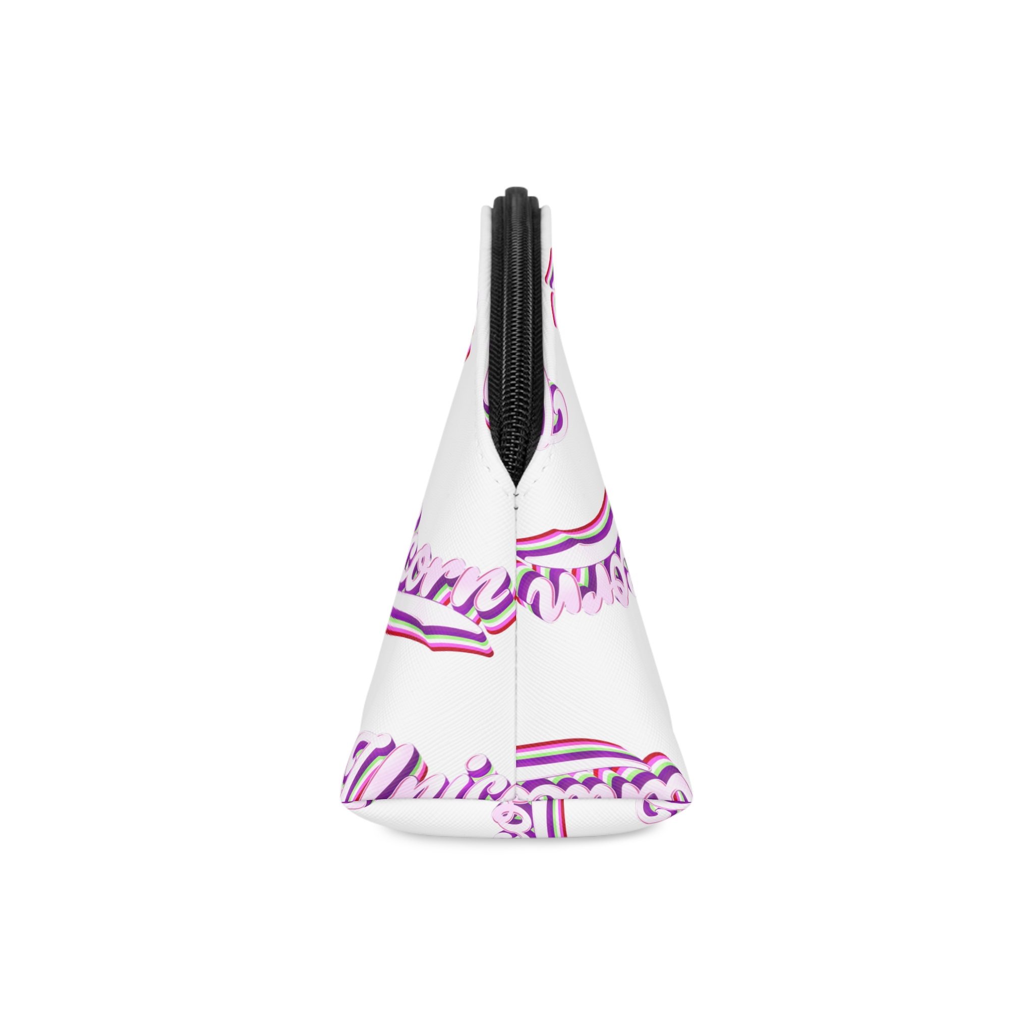 Unicorn Text Effect Editable Magical and Whimsical Customizable Font Style Makeup Bag - Image 4