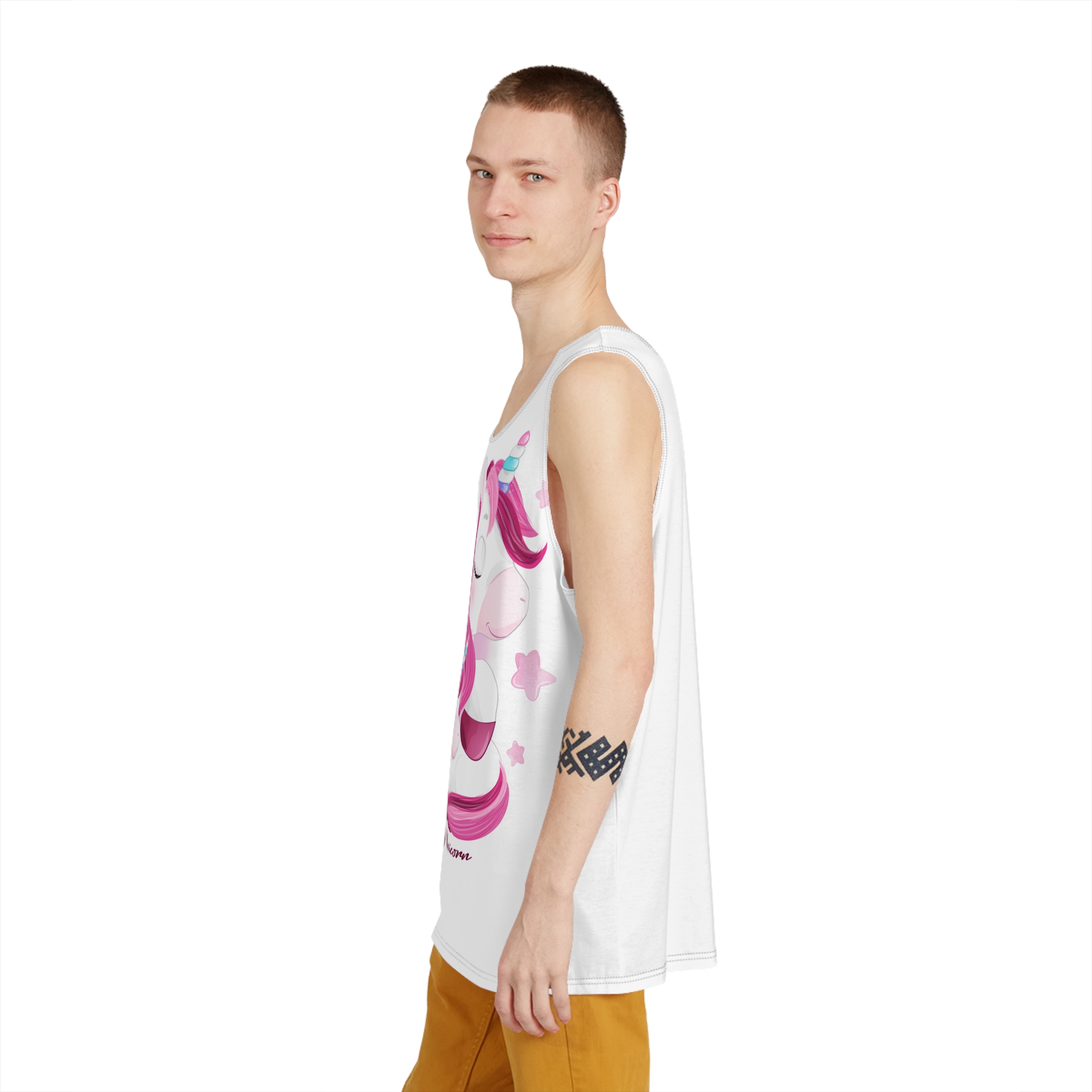Unicorn V492 Mens Tank Aop