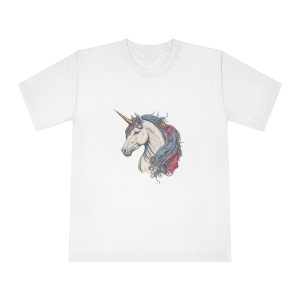Colorful Unicorn Illustration Created With Ai Tools Copy Unisex Classic Crewneck T Shirt