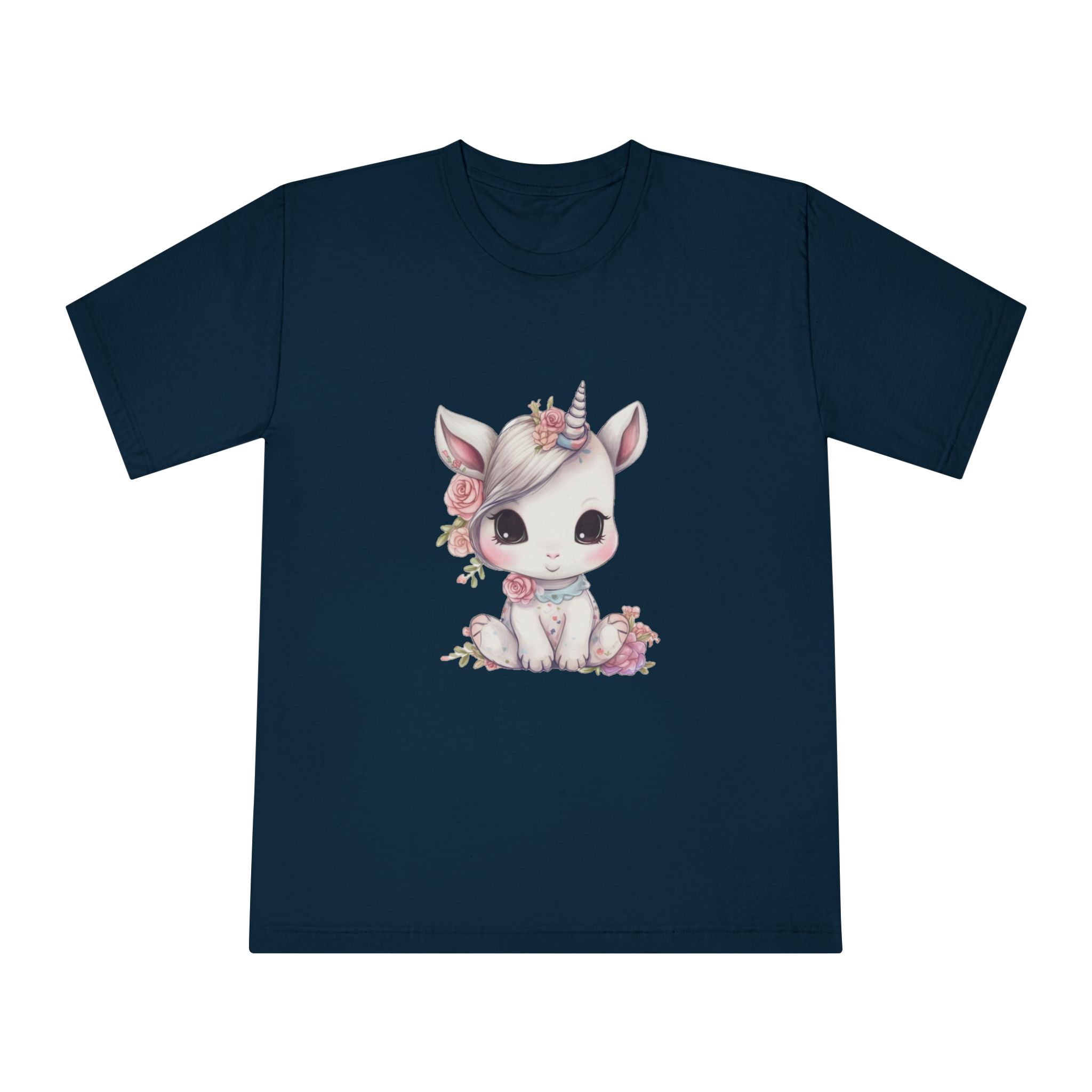 Cute Baby Unicorn Sublimation Unisex Classic Crewneck T Shirt - Image 17