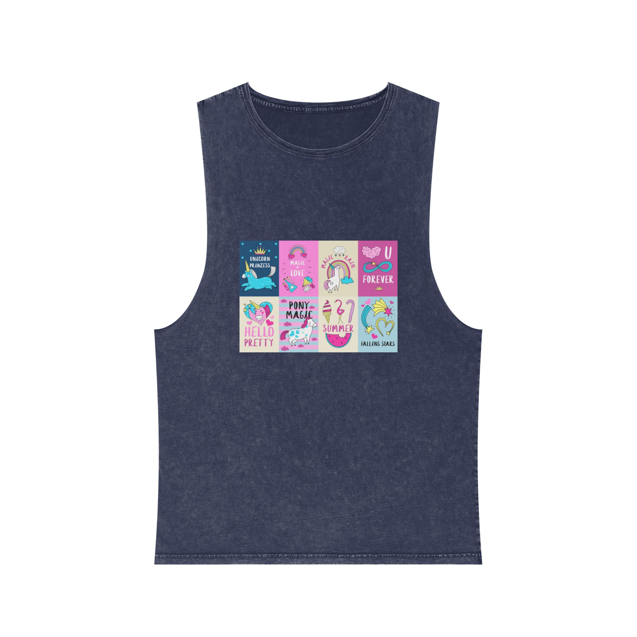 Unicorn V371 Unisex Stonewash Tank Top - Image 13