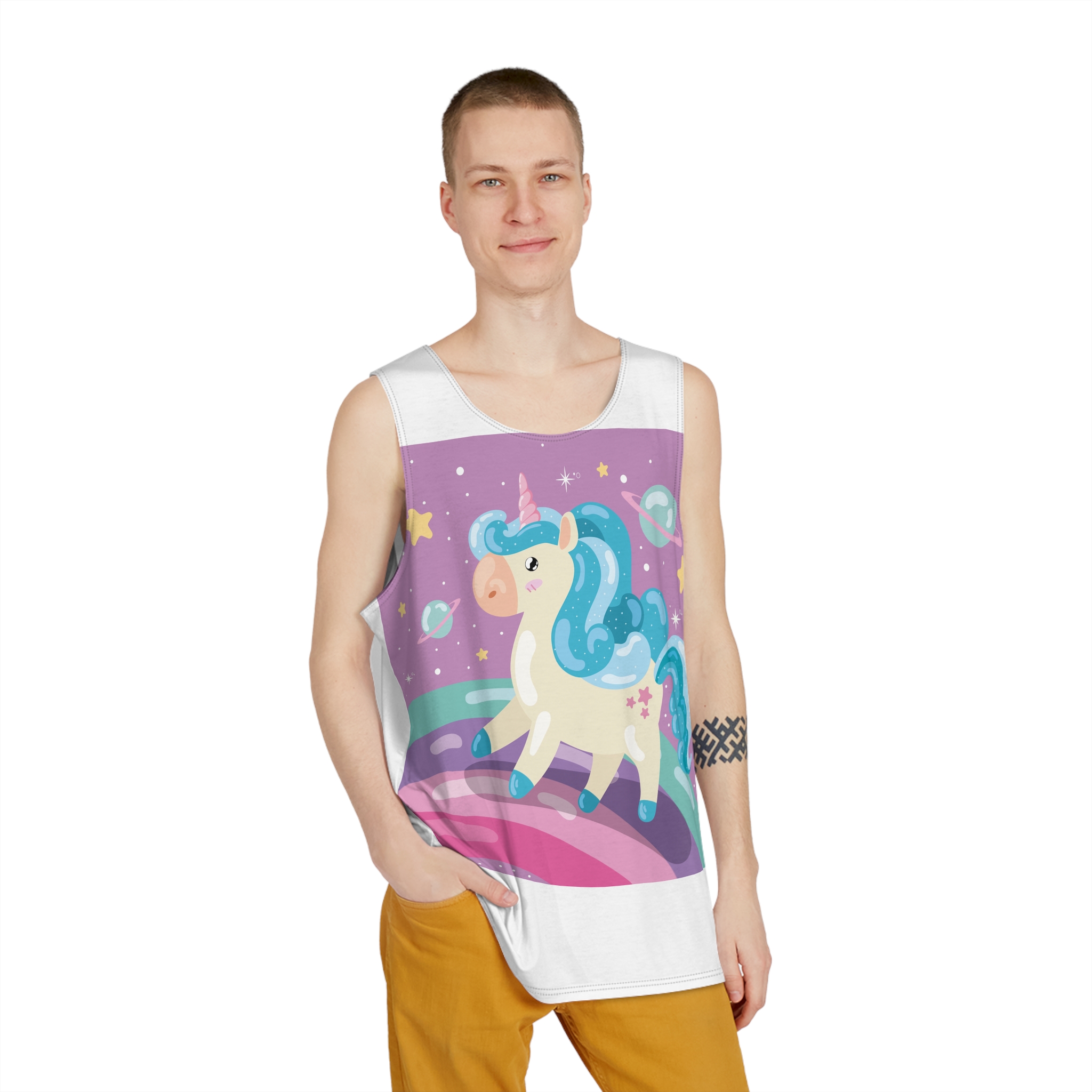 Unicorn V932 Mens Tank Aop - Image 3