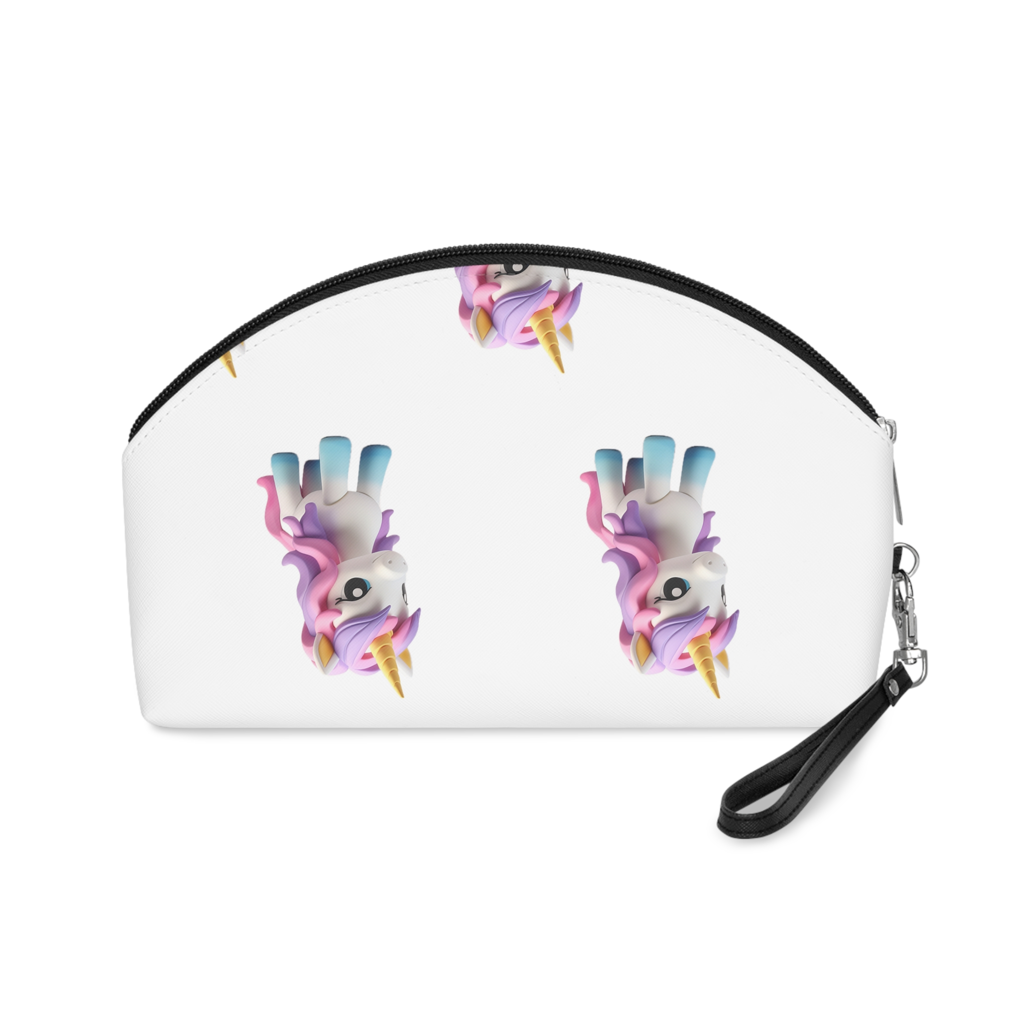 Mythical Unicorn Kids Figurine Style (5) Makeup Bag - Image 2