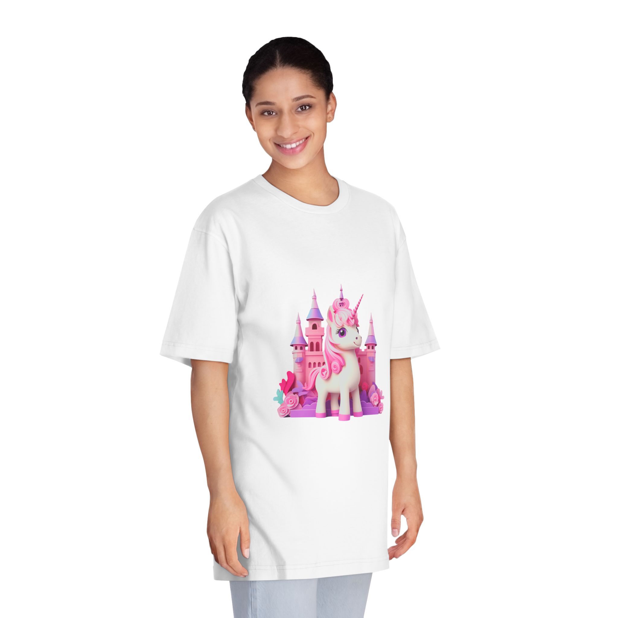 Unicorns 345 Unisex Classic Crewneck T Shirt - Image 3