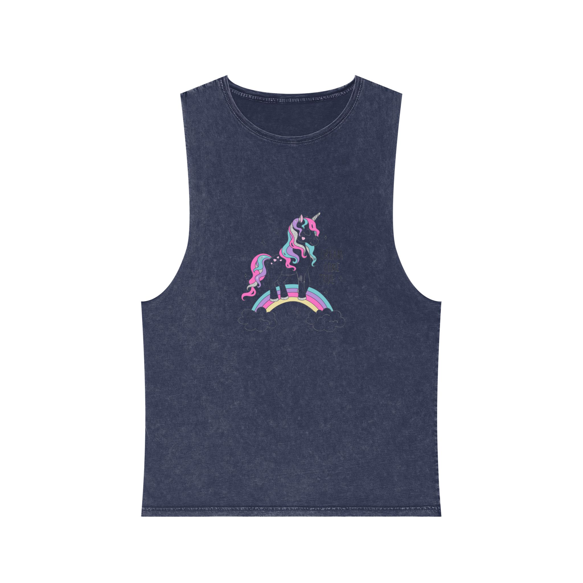 Dream Come True Copia 3 Unisex Stonewash Tank Top - Image 13