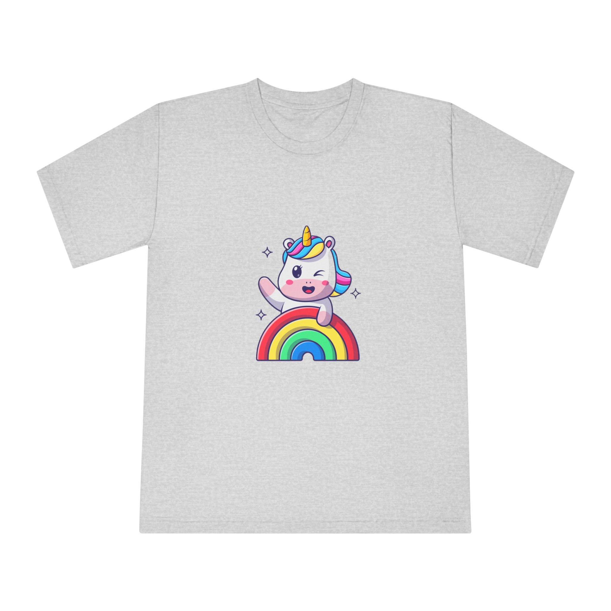 Cute Unicorn Rainbow Unisex Classic Crewneck T Shirt - Image 13