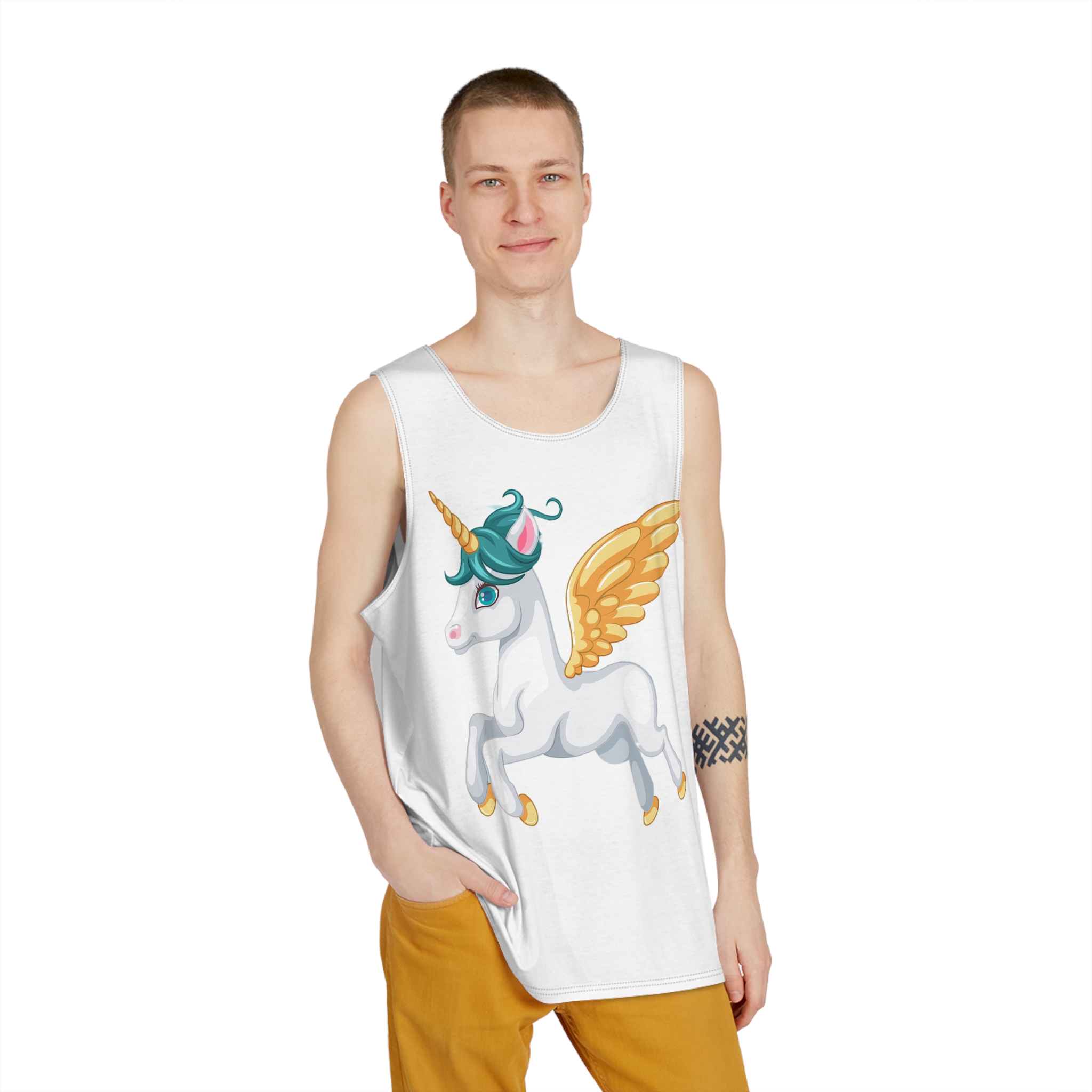 Unicorns 4 Mens Tank Aop - Image 3