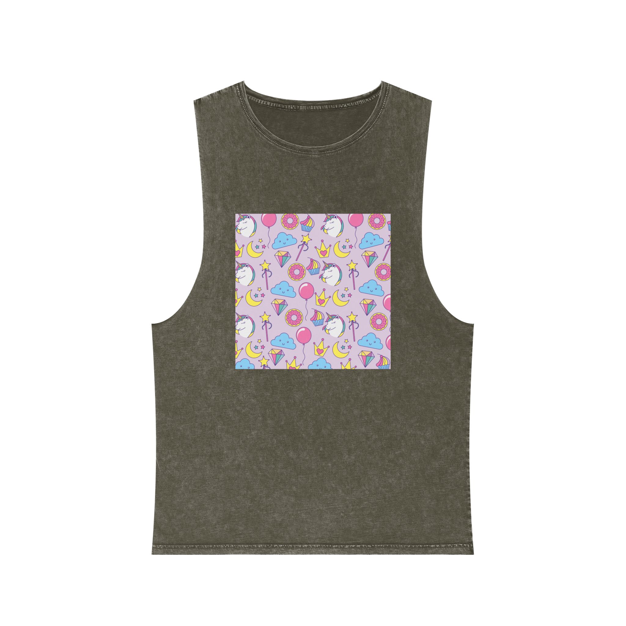 Unicorn V355 Unisex Stonewash Tank Top - Image 5